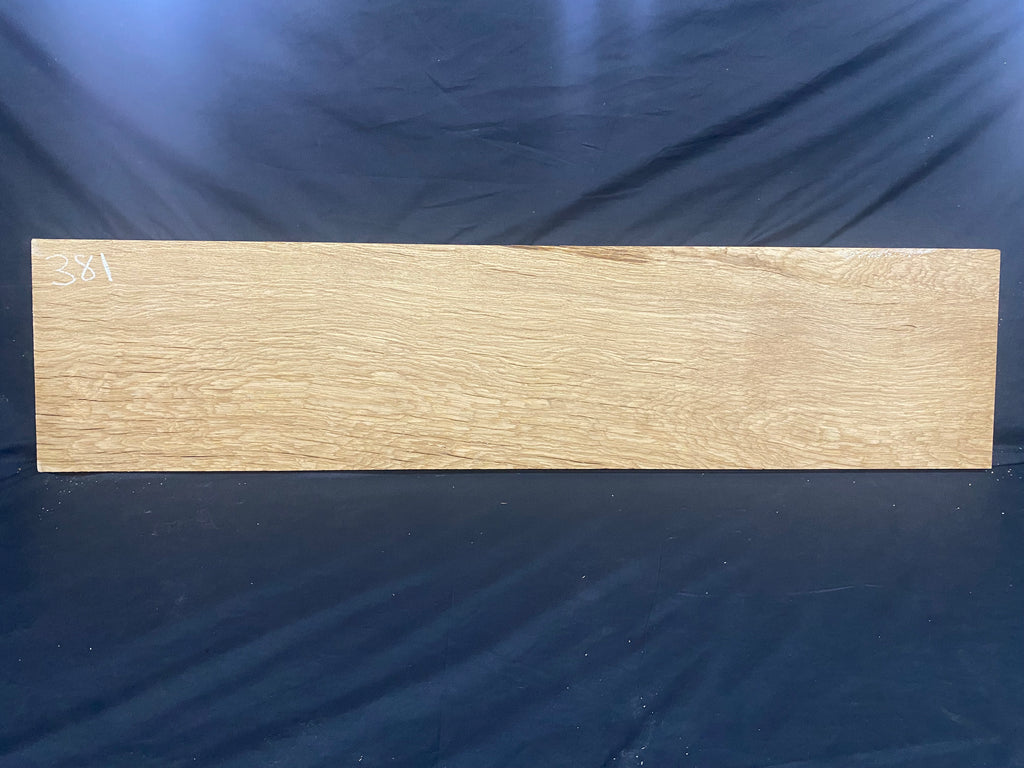Solid oak plank, shelf, board 1182 L x 277 W x 26 D mm (381)