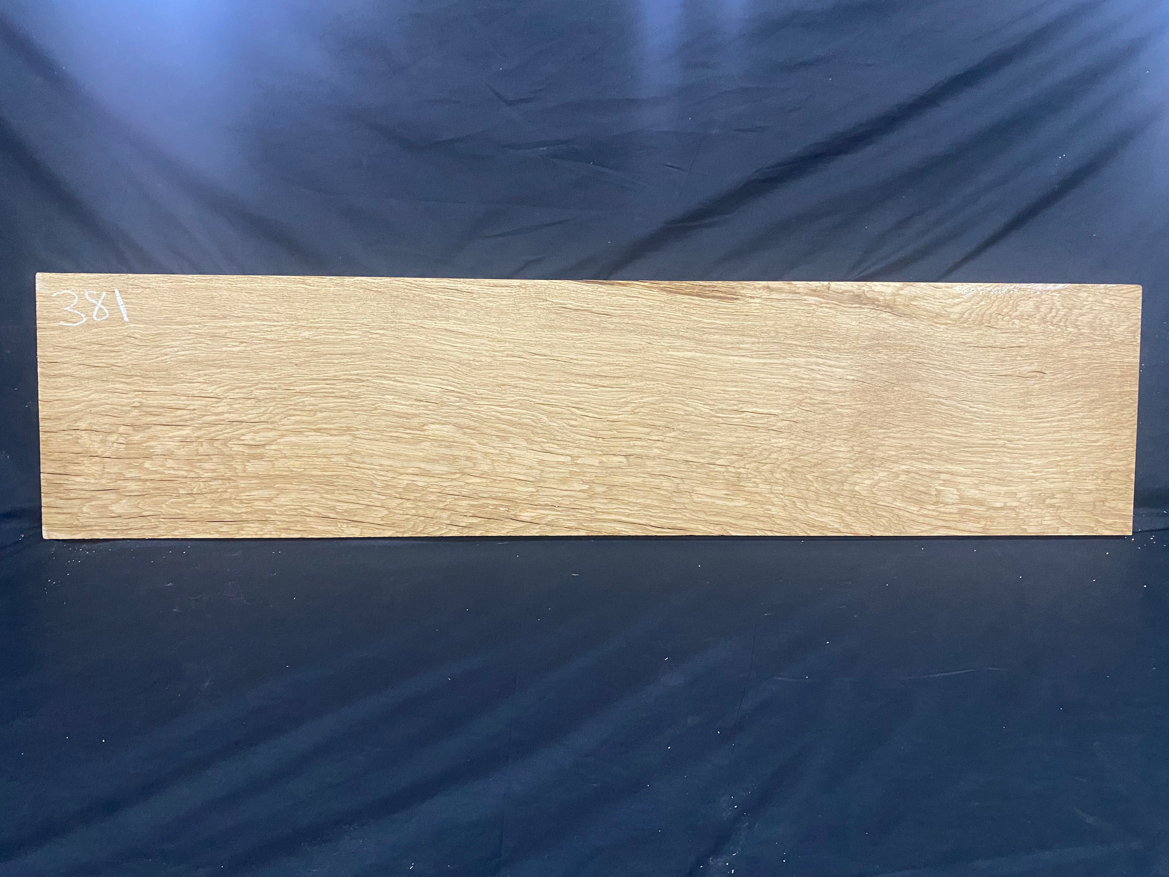 Solid oak plank, shelf, board 1182 L x 277 W x 26 D mm (381)