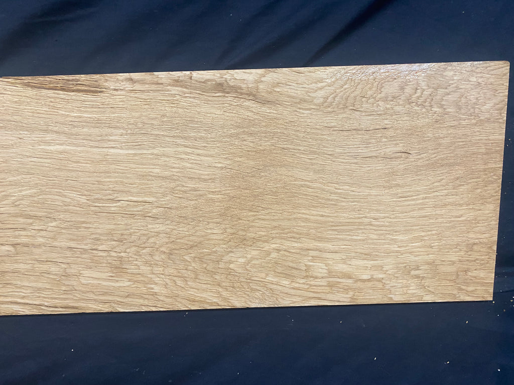 Solid oak plank, shelf, board 1182 L x 277 W x 26 D mm (381)