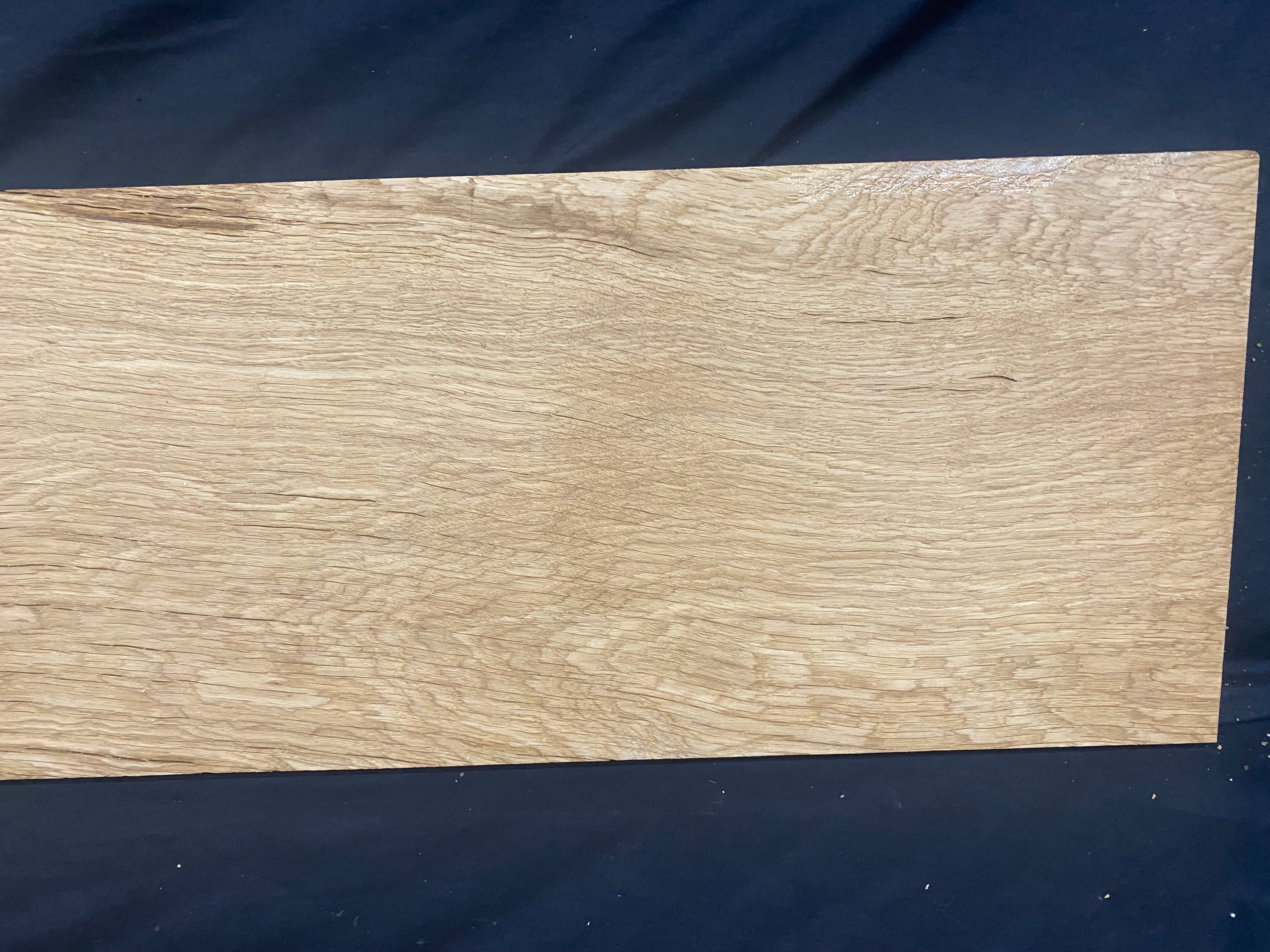 Solid oak plank, shelf, board 1182 L x 277 W x 26 D mm (381)