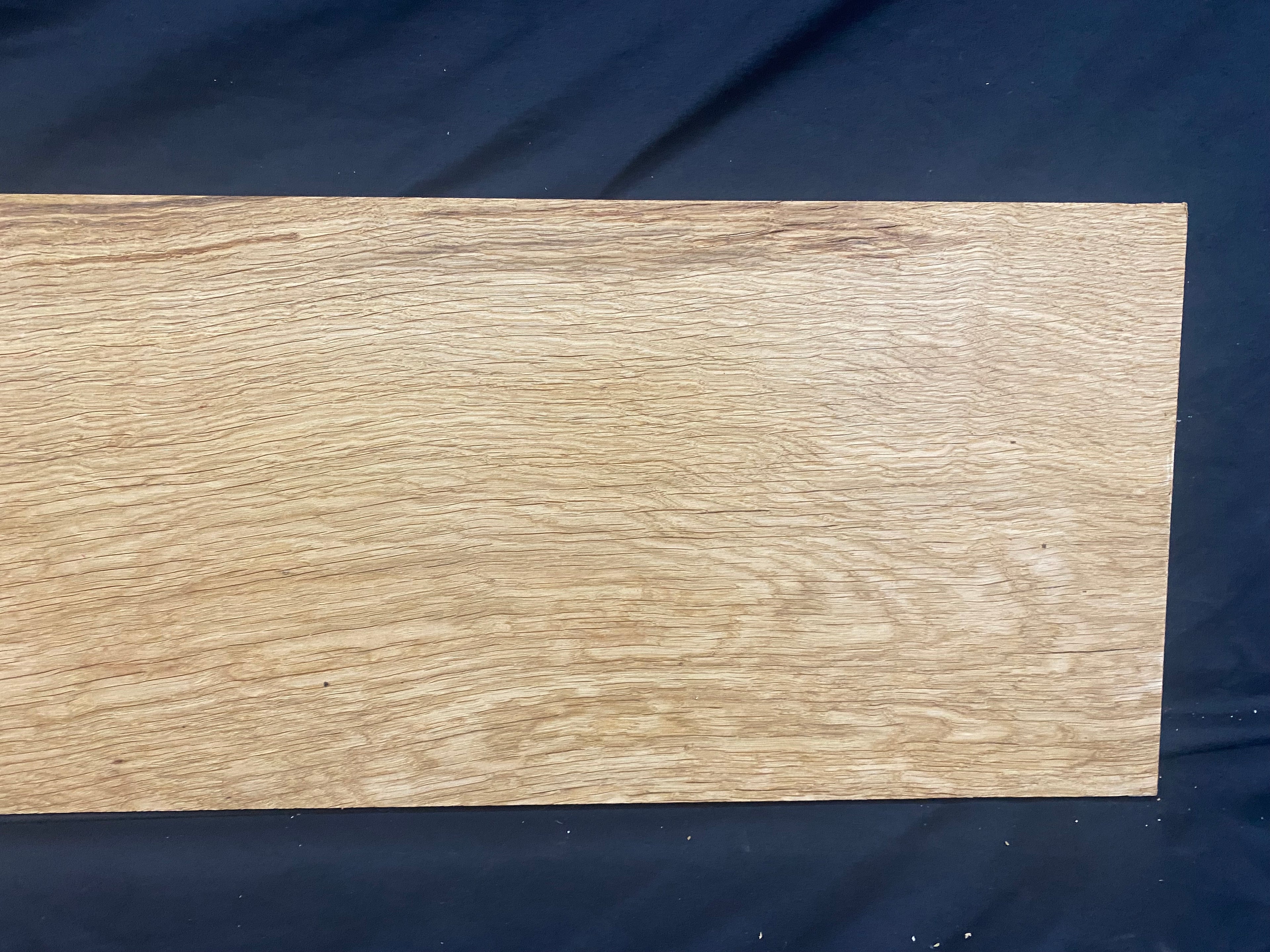 Solid oak plank, shelf, board 1182 L x 277 W x 26 D mm (381)