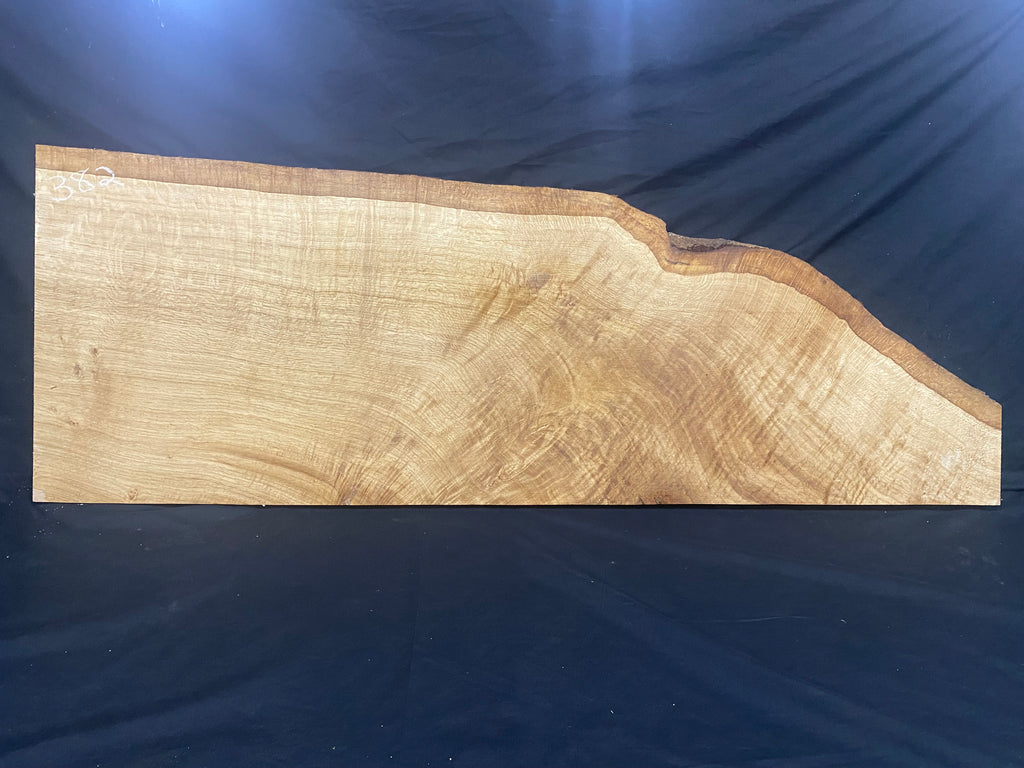 Solid oak plank, shelf, board 1263 L x 455 W x 23 D mm (382)