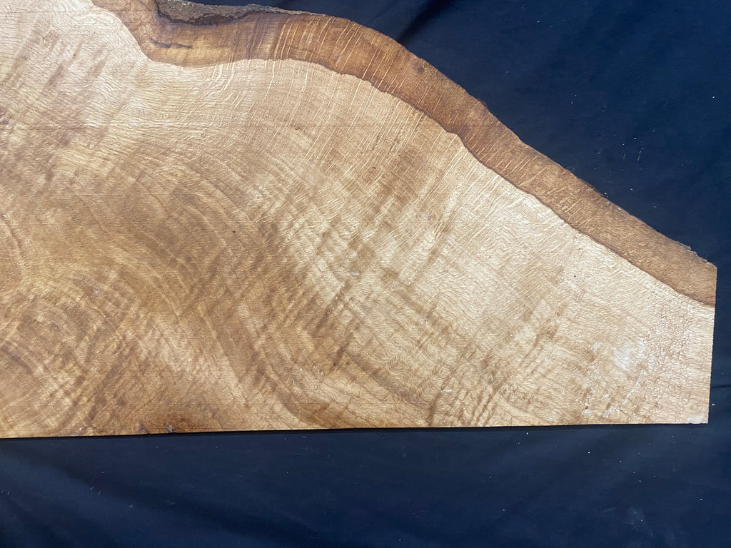 Solid oak plank, shelf, board 1263 L x 455 W x 23 D mm (382)