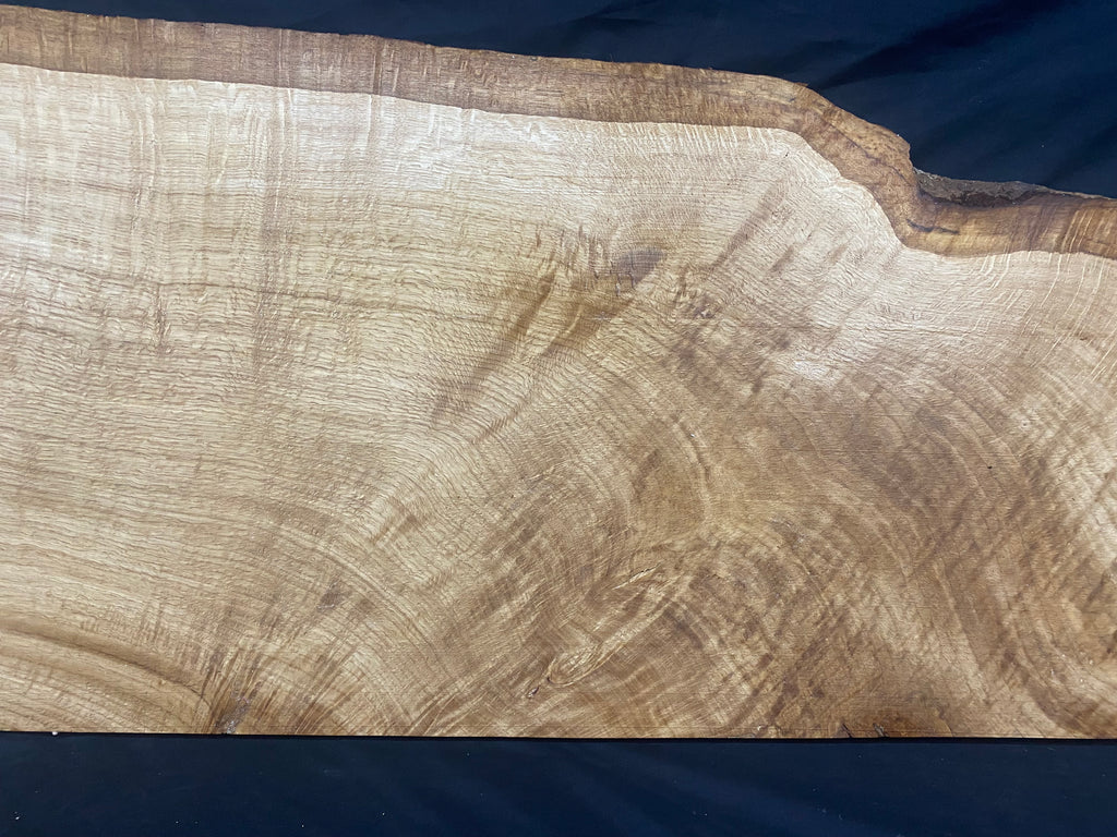 Solid oak plank, shelf, board 1263 L x 455 W x 23 D mm (382)