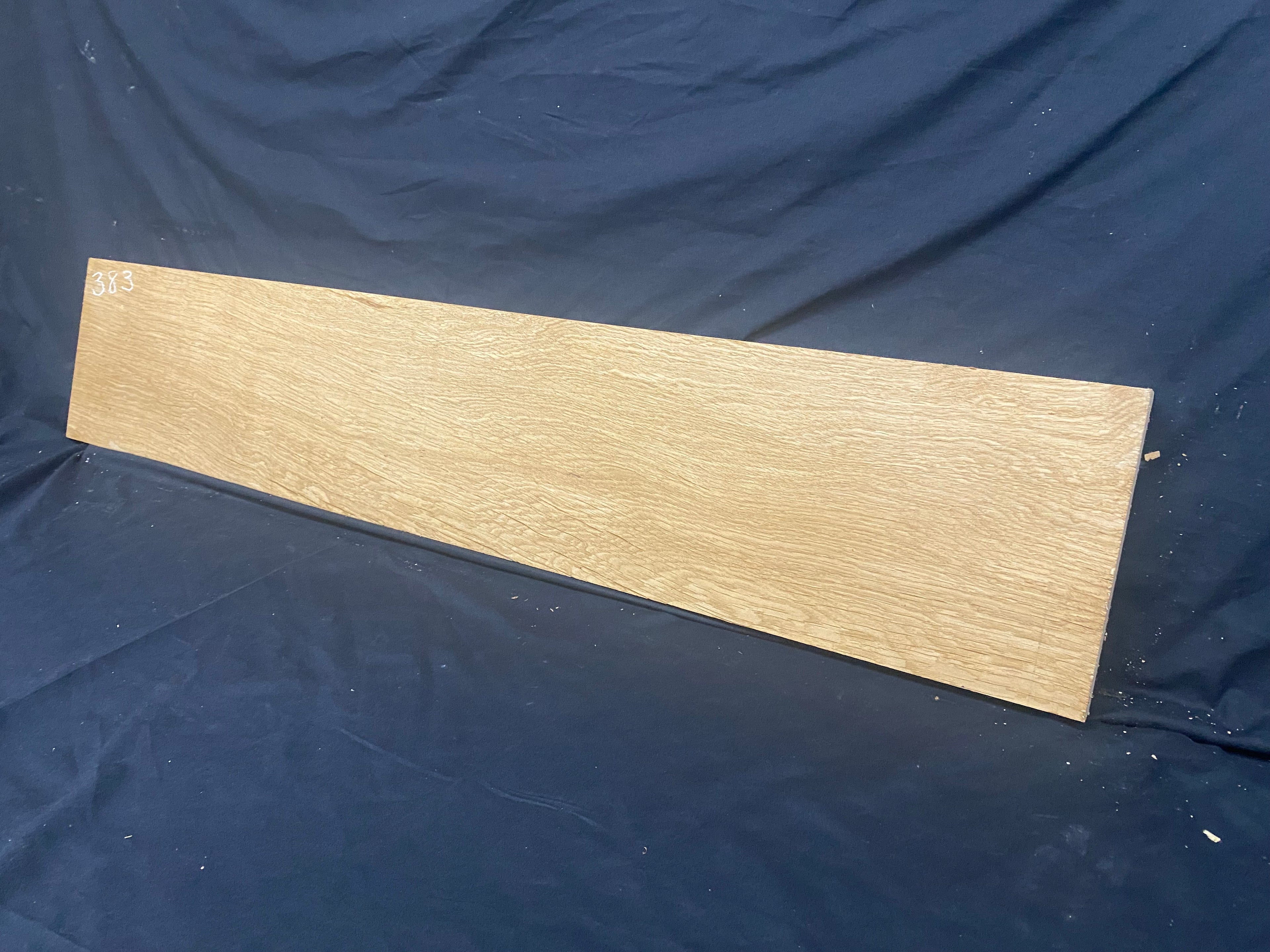 Solid oak plank, shelf, board 1180 L x 225 W x 30 D mm (383)