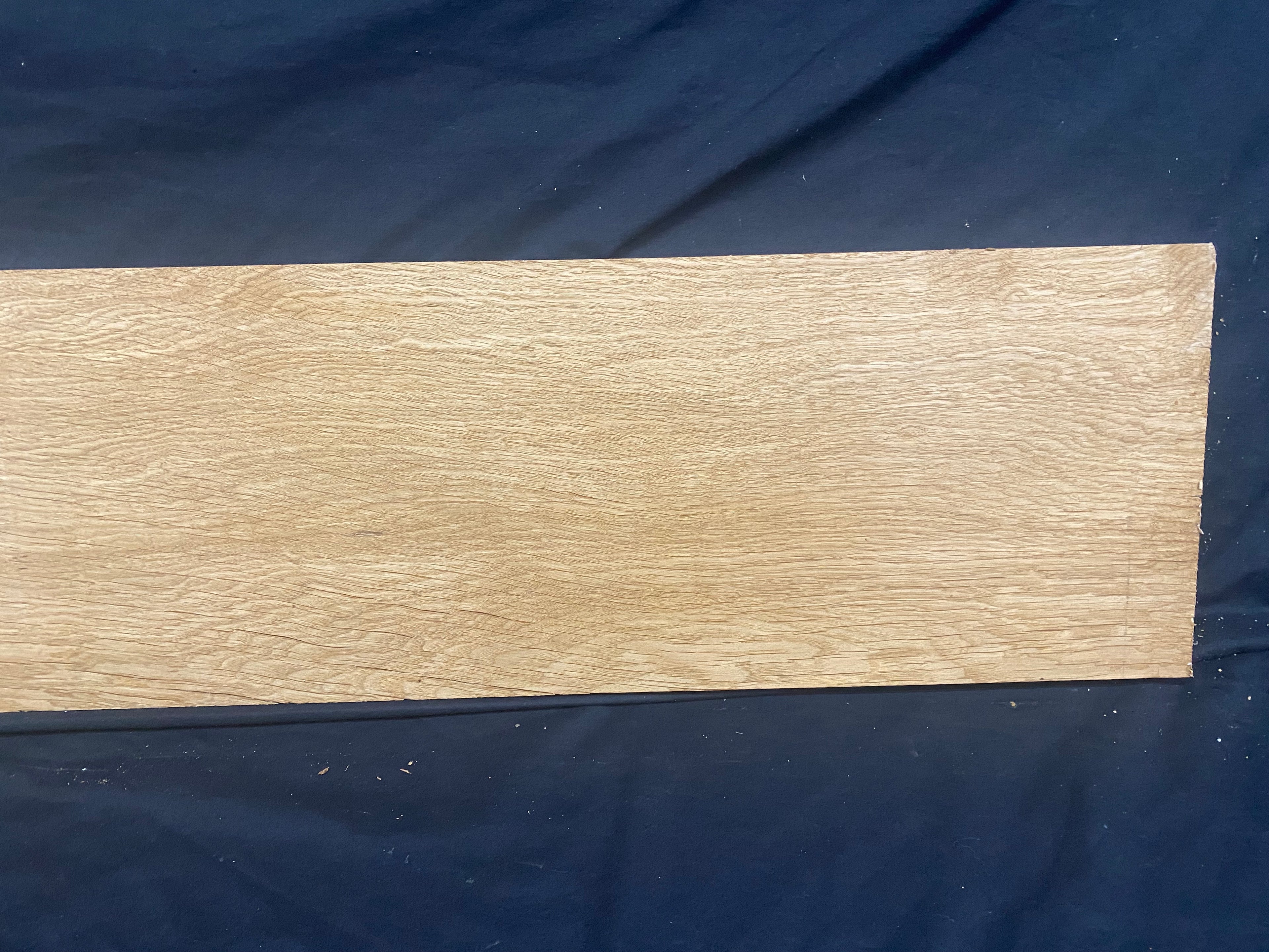 Solid oak plank, shelf, board 1180 L x 225 W x 30 D mm (383)