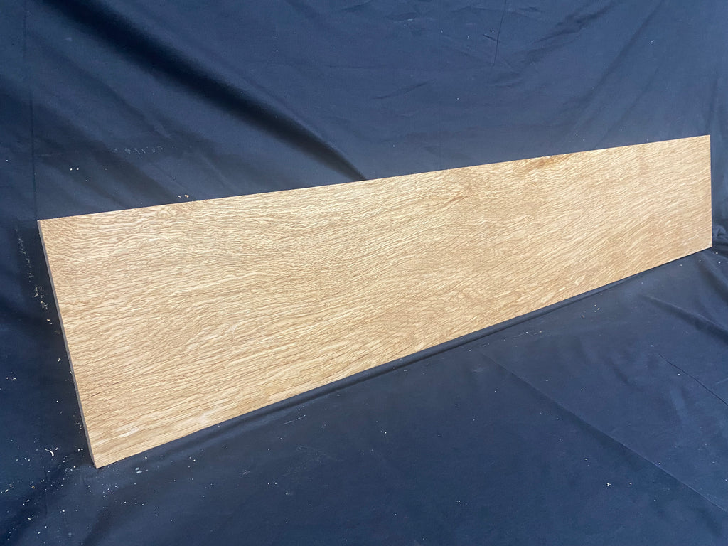 Solid oak plank, shelf, board 1180 L x 225 W x 30 D mm (383)