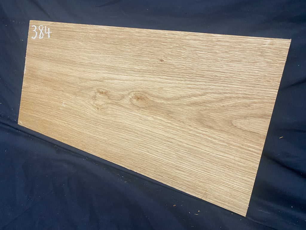 Solid oak plank, shelf, board 612 L x 283 W x 26 D mm (384)