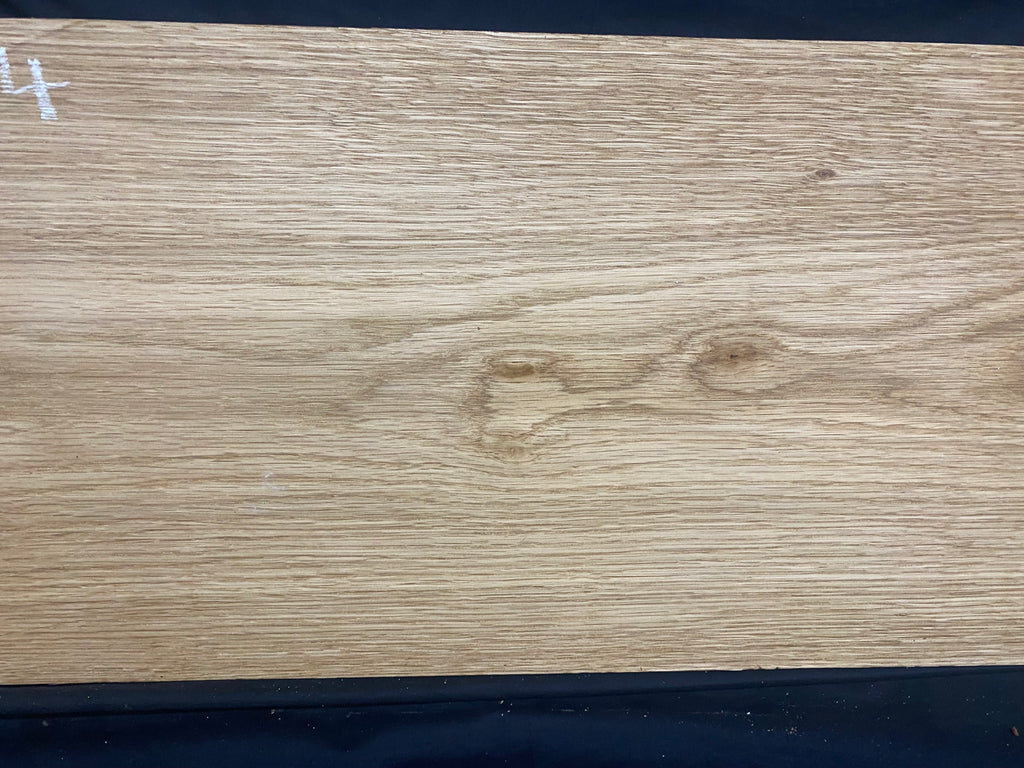 Solid oak plank, shelf, board 612 L x 283 W x 26 D mm (384)