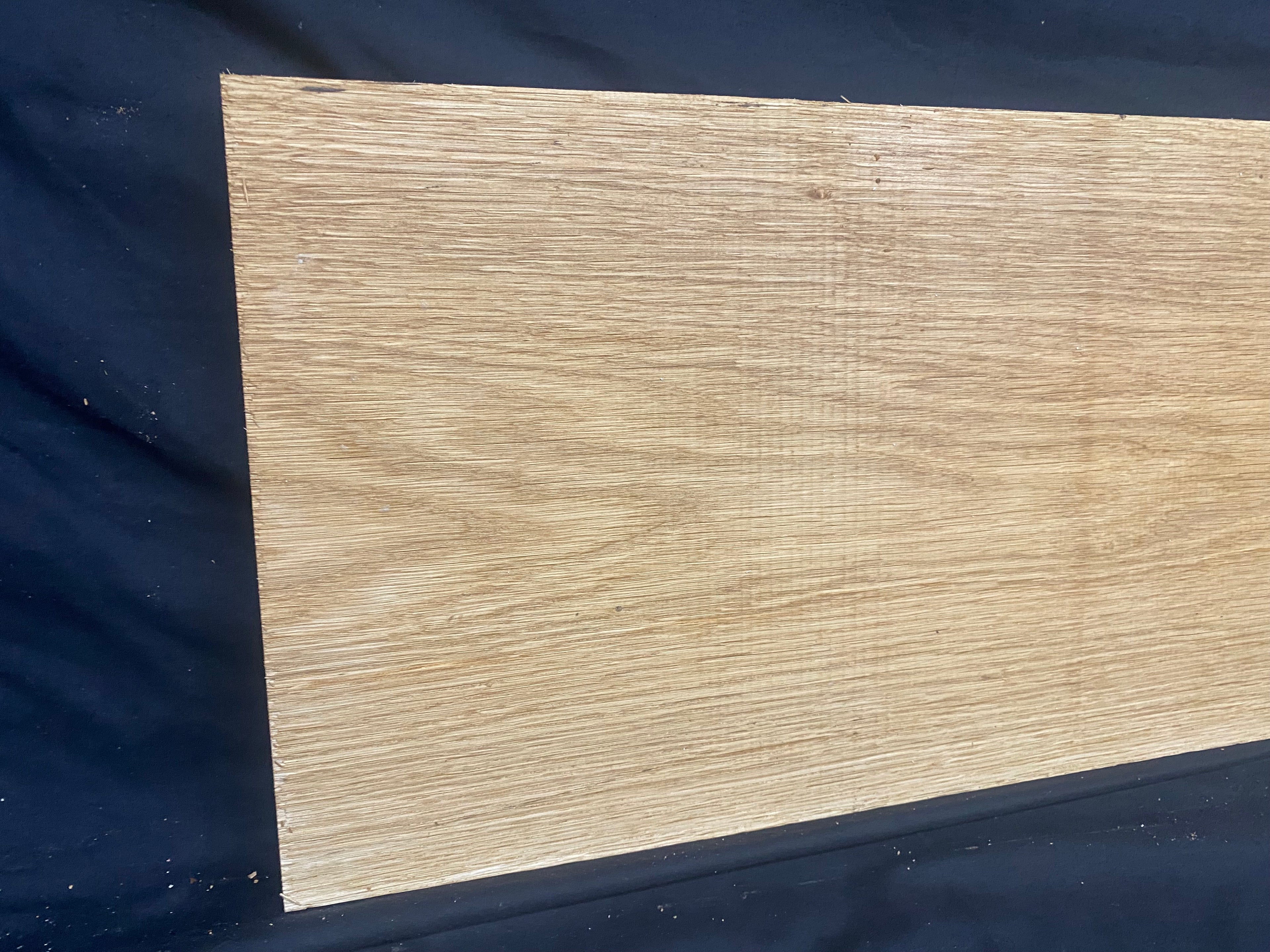 Solid oak plank, shelf, board 612 L x 283 W x 26 D mm (384)