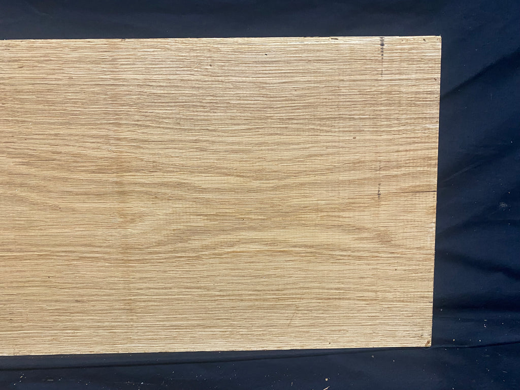 Solid oak plank, shelf, board 612 L x 283 W x 26 D mm (384)