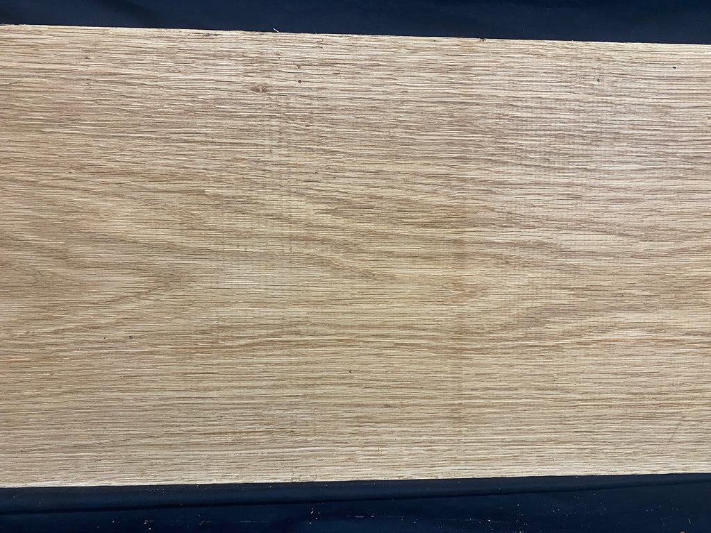 Solid oak plank, shelf, board 612 L x 283 W x 26 D mm (384)