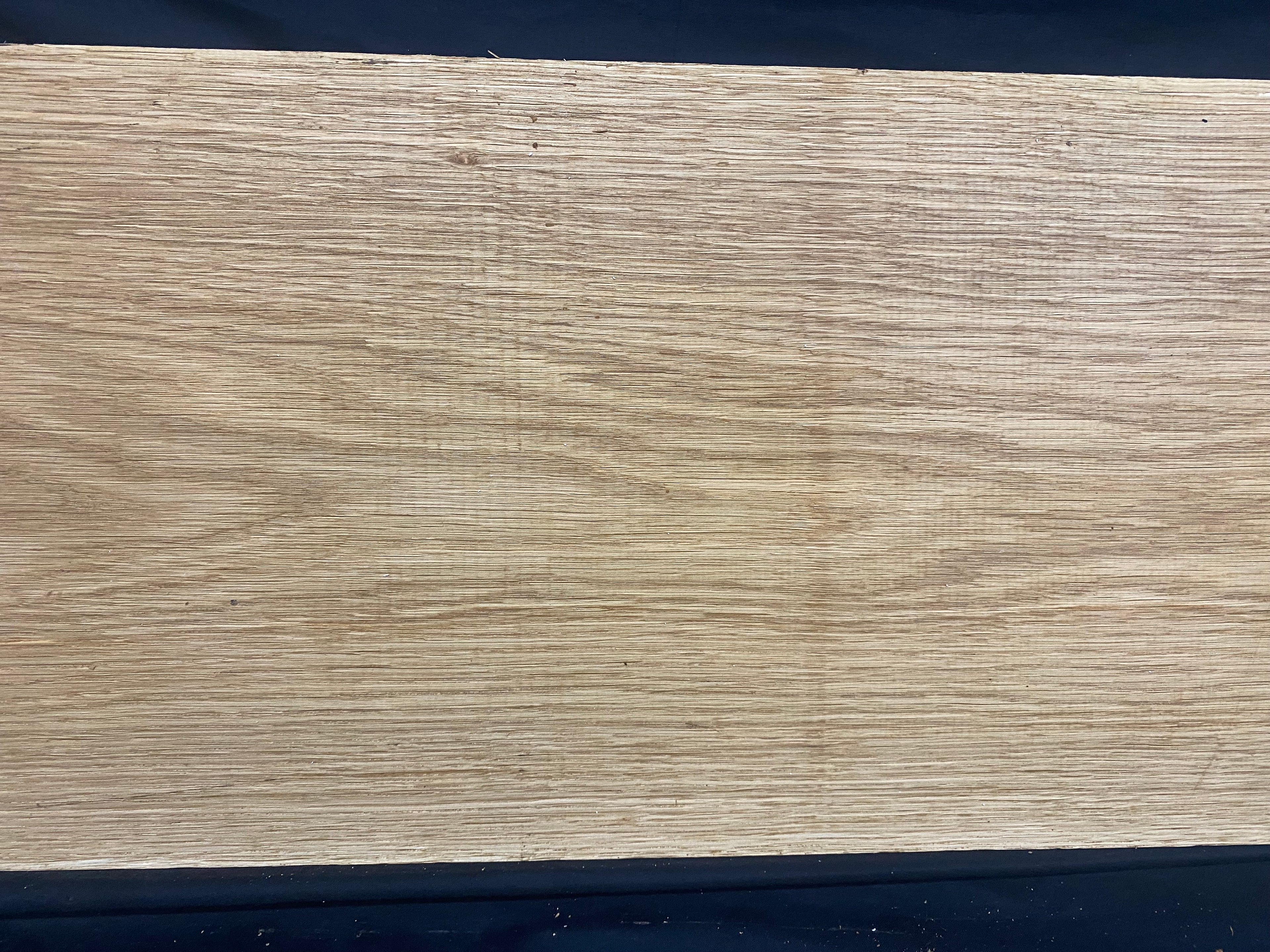 Solid oak plank, shelf, board 612 L x 283 W x 26 D mm (384)
