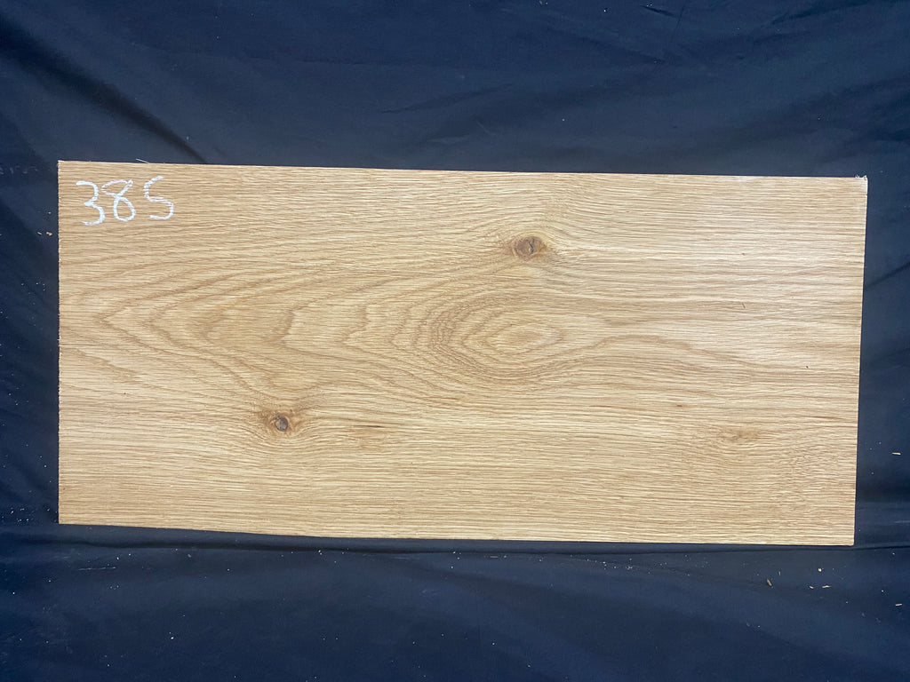 Solid oak plank, shelf, board 610 L x 282 W x 23 D mm (385)