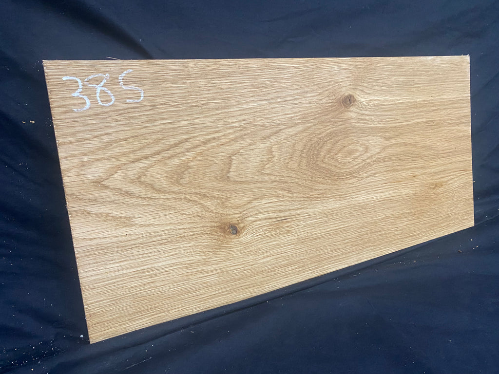 Solid oak plank, shelf, board 610 L x 282 W x 23 D mm (385)