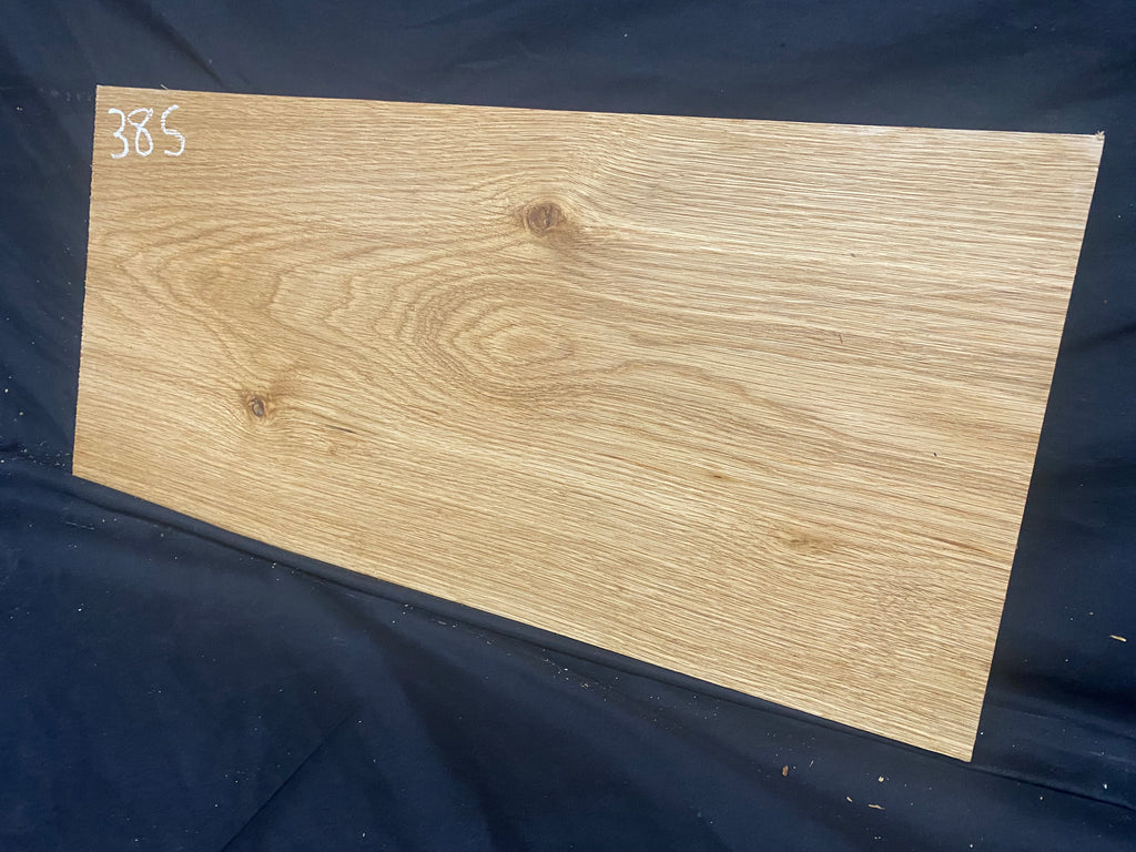 Solid oak plank, shelf, board 610 L x 282 W x 23 D mm (385)