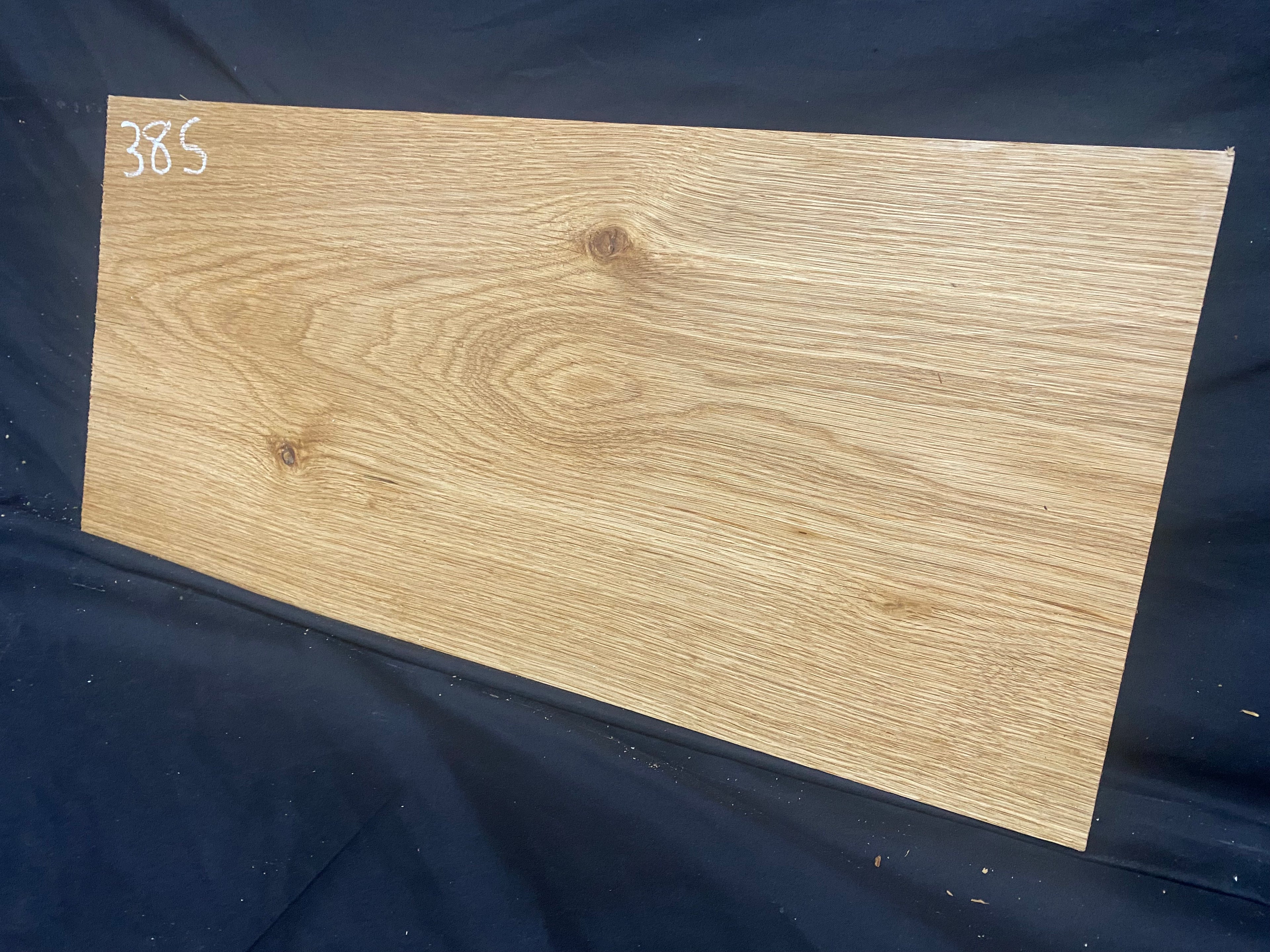 Solid oak plank, shelf, board 610 L x 282 W x 23 D mm (385)