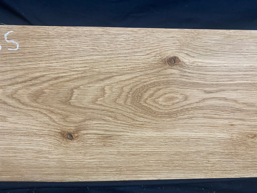 Solid oak plank, shelf, board 610 L x 282 W x 23 D mm (385)