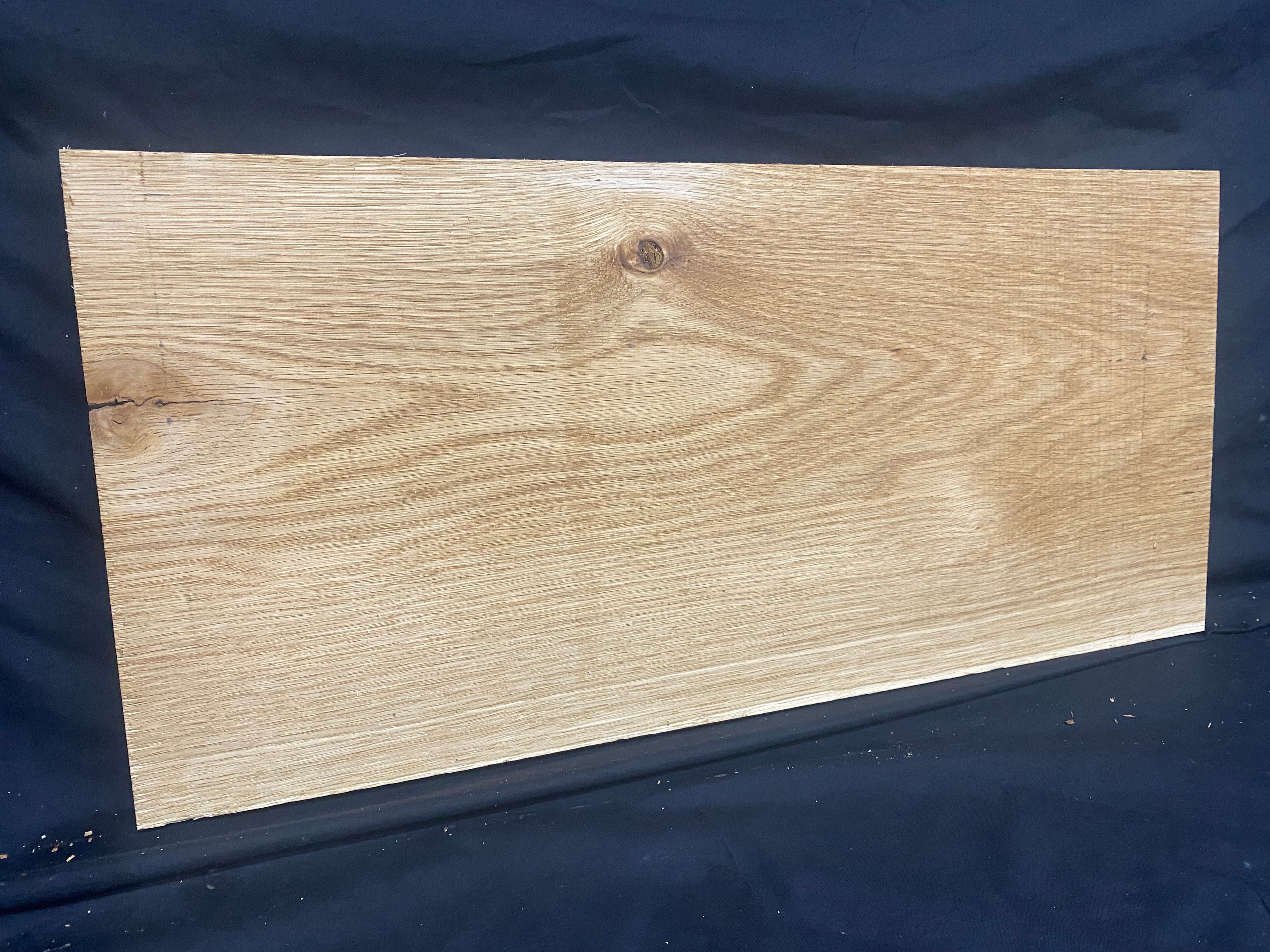 Solid oak plank, shelf, board 610 L x 282 W x 23 D mm (385)