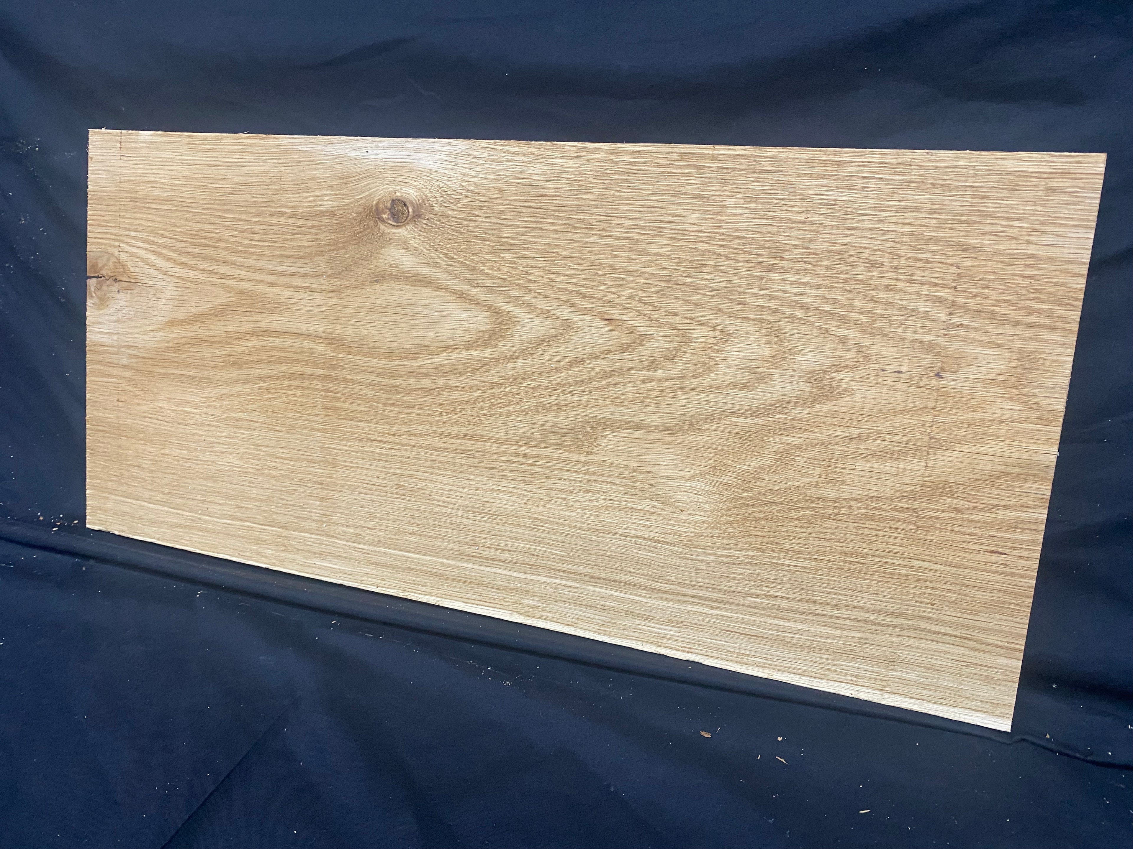 Solid oak plank, shelf, board 610 L x 282 W x 23 D mm (385)