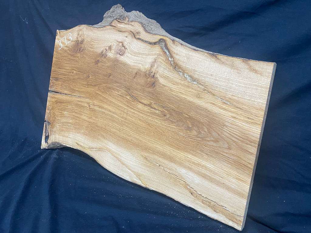 Solid oak plank, shelf, board 768 L x 520 W x 39 D mm      (mf373)