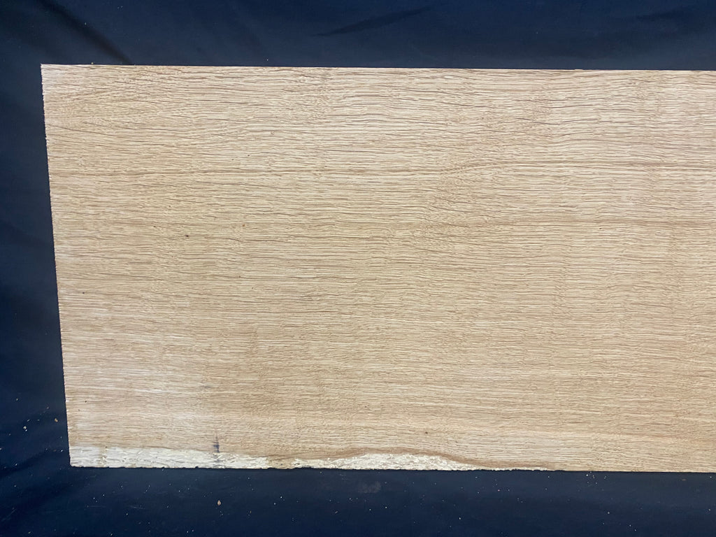 Solid oak plank, shelf, board 799 L x 308 W x 28 D mm      (mf375)
