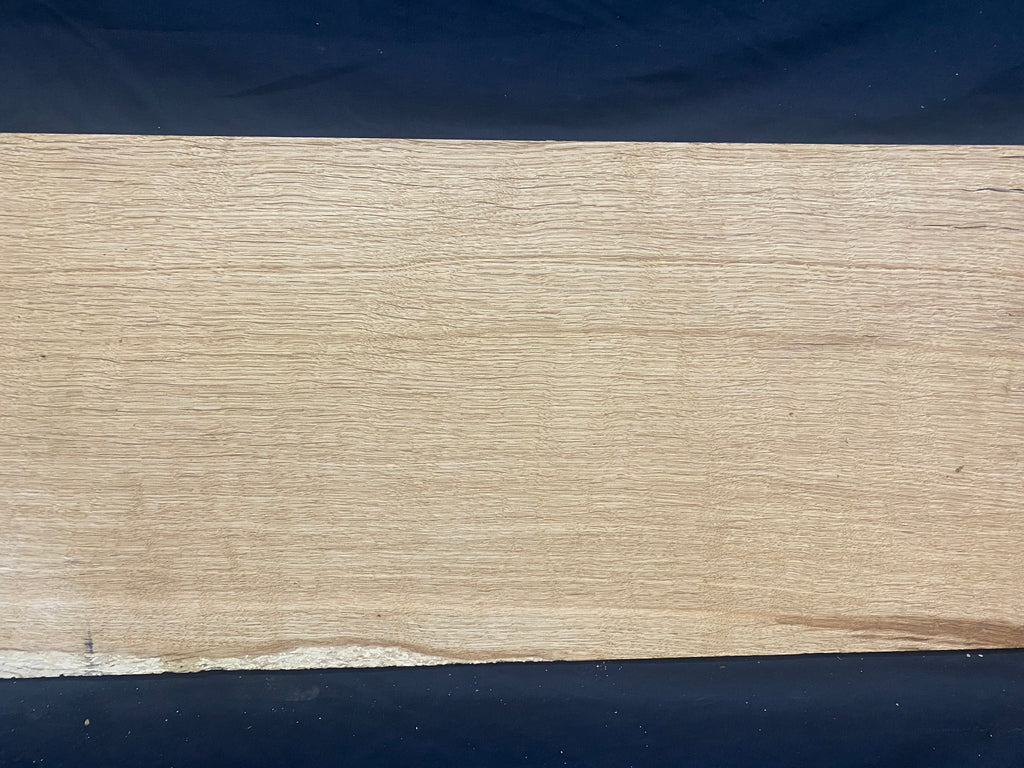 Solid oak plank, shelf, board 799 L x 308 W x 28 D mm      (mf375)