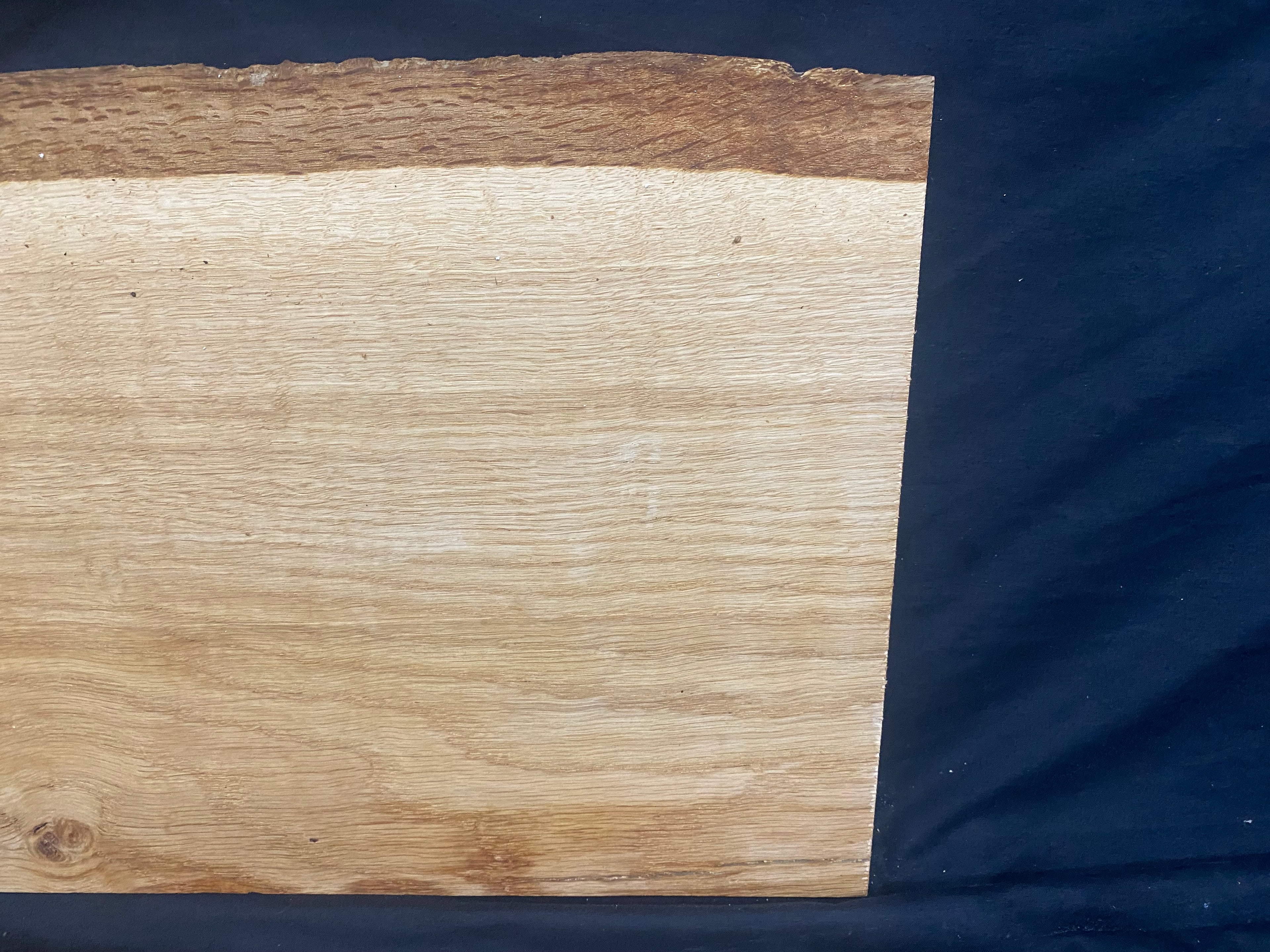 Solid oak plank, shelf, board 399 L x 280 W x 23 D mm      (mf388)