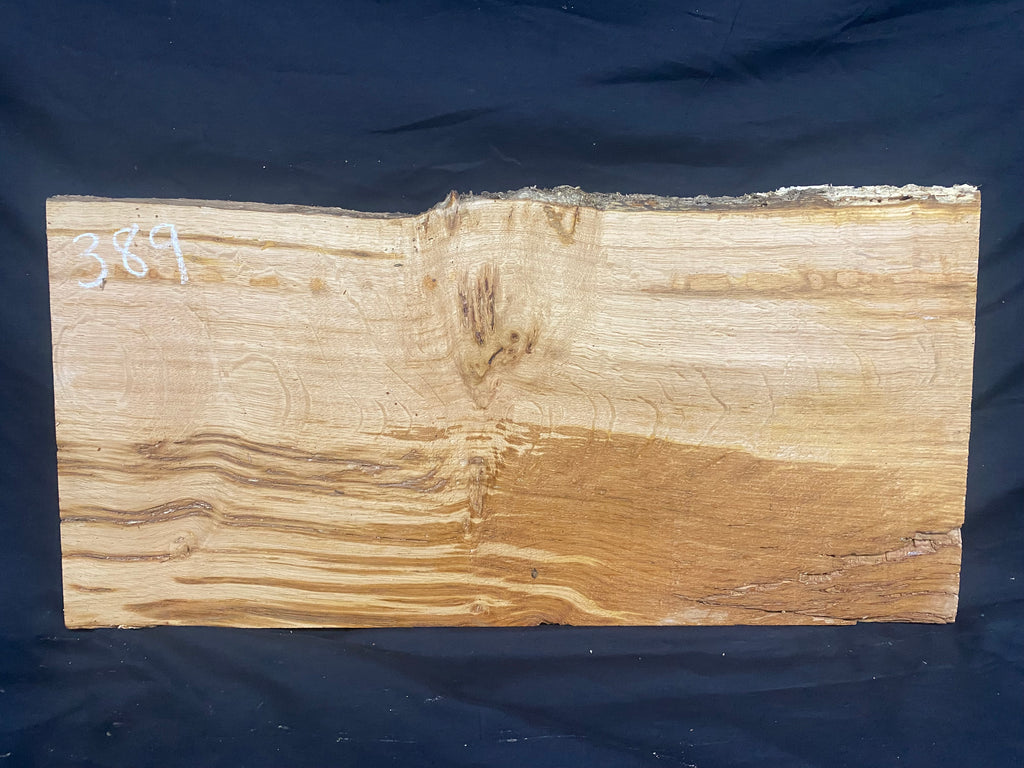 Solid oak plank, shelf, board 588 L x 287 W x 24 D mm      (mf389)