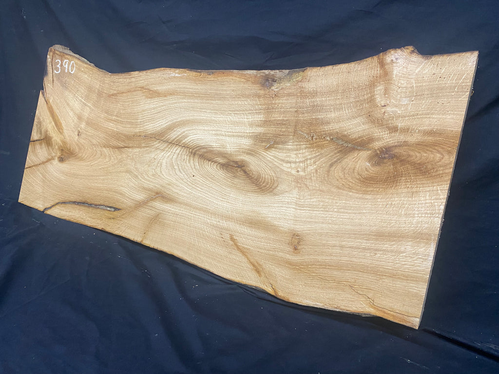 Solid oak plank, coffee table, shelf, board 973 L x 410 W x 35 D mm      (mf390)