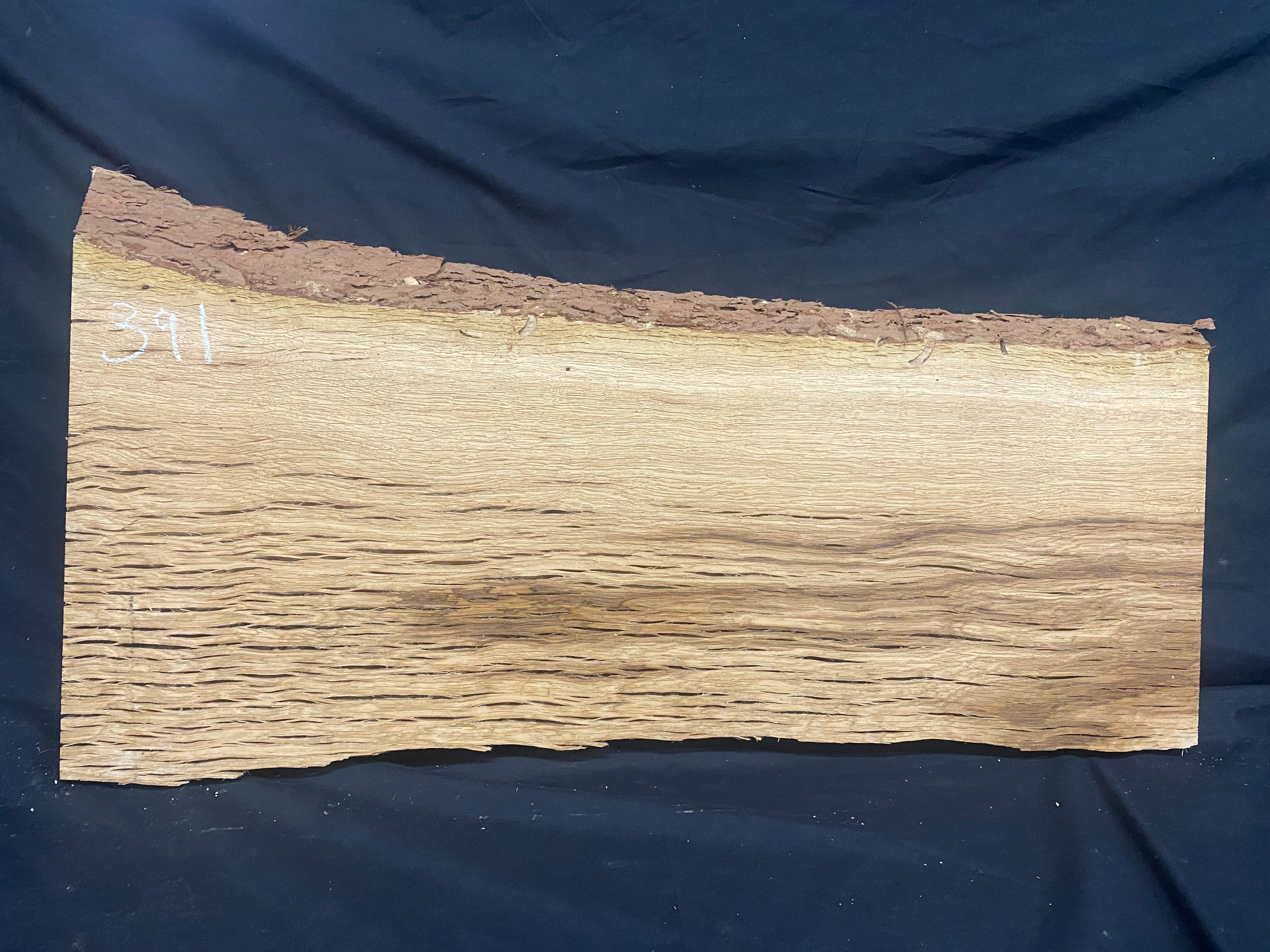 Solid oak plank, coffee table, shelf, board 780 L x 407 W x 33 D mm      (mf391)