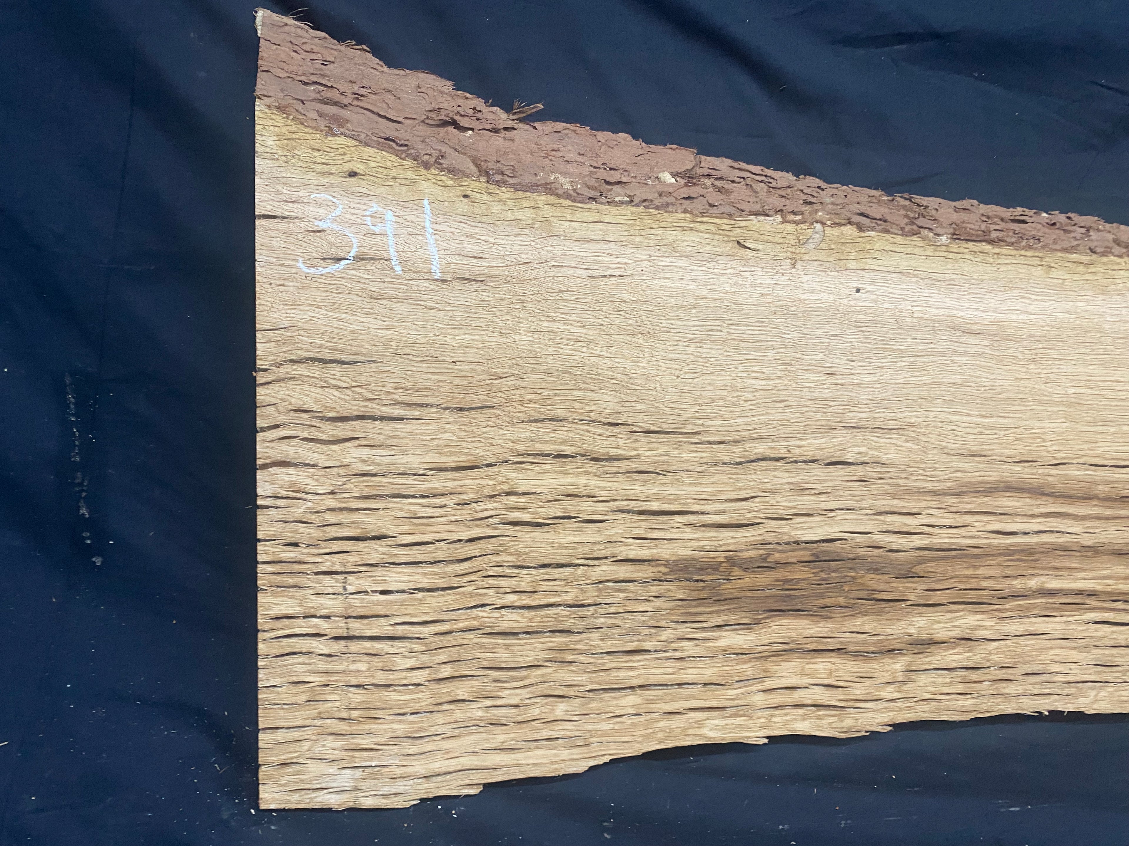 Solid oak plank, coffee table, shelf, board 780 L x 407 W x 33 D mm      (mf391)