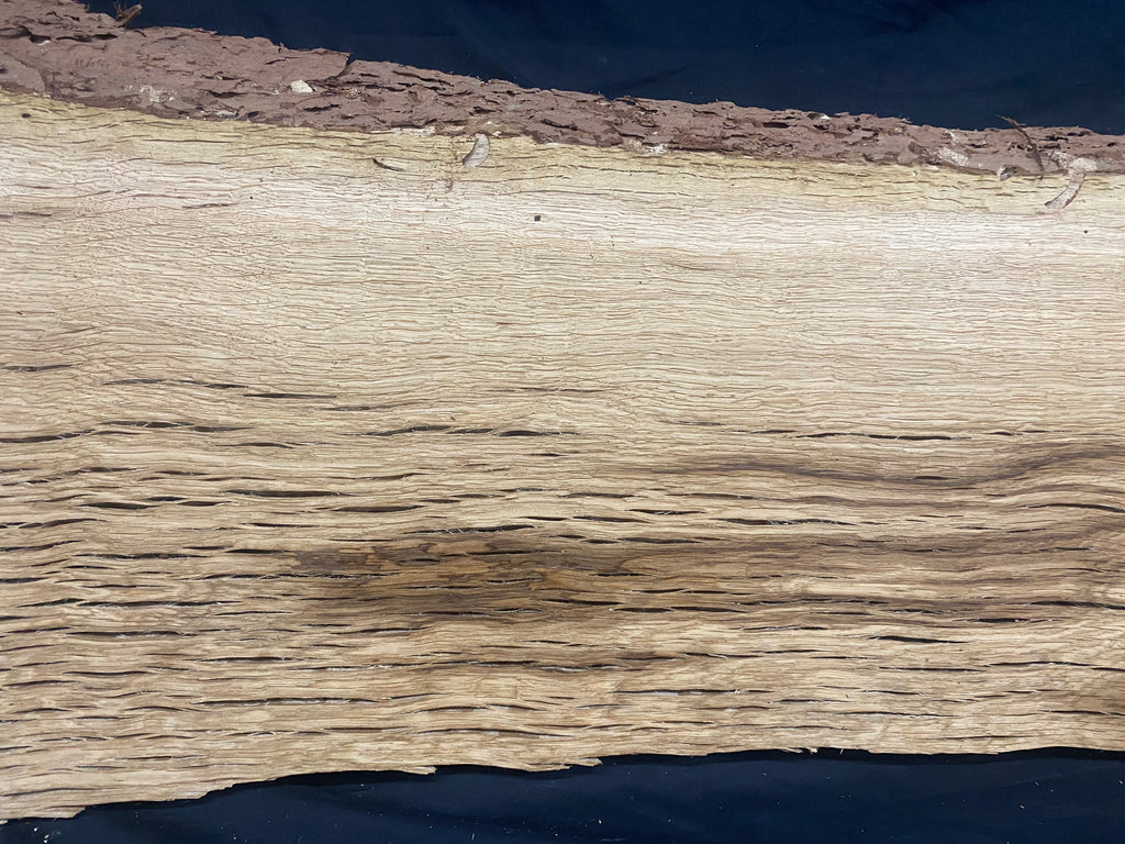 Solid oak plank, coffee table, shelf, board 780 L x 407 W x 33 D mm      (mf391)