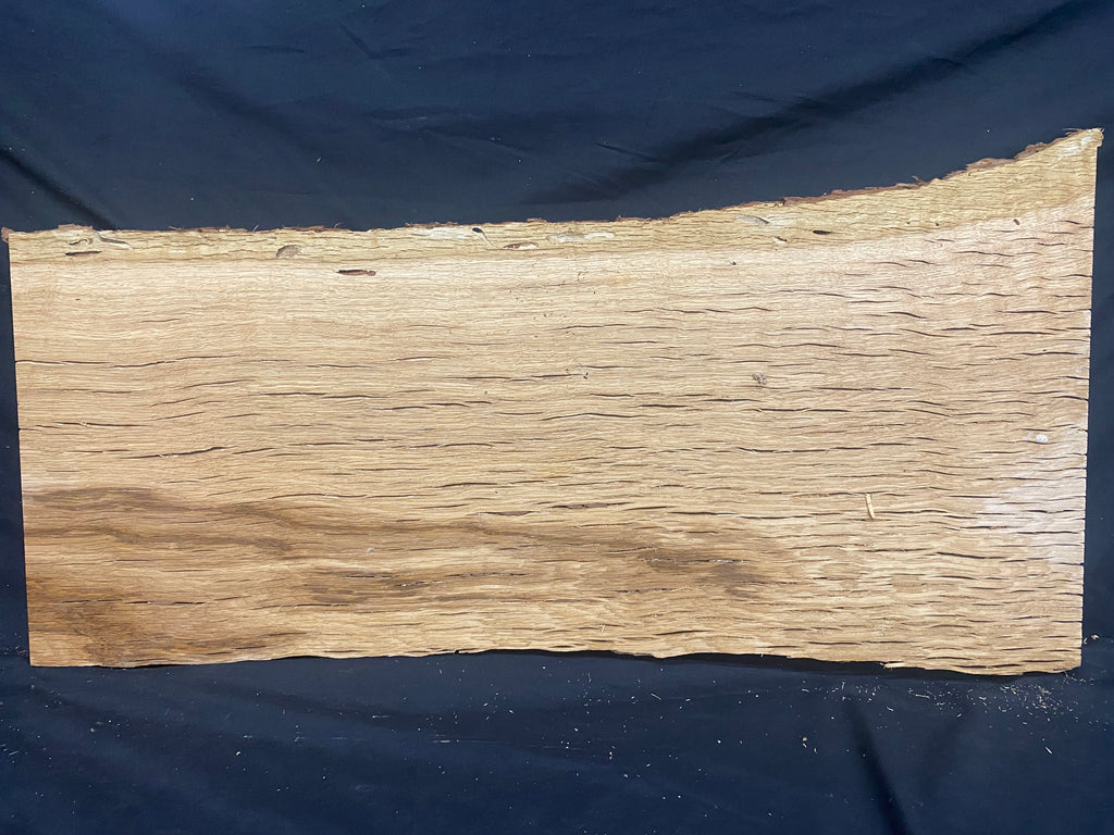 Solid oak plank, coffee table, shelf, board 780 L x 407 W x 33 D mm      (mf391)