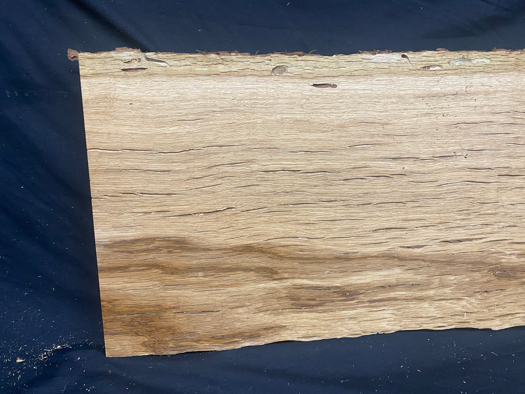 Solid oak plank, coffee table, shelf, board 780 L x 407 W x 33 D mm      (mf391)