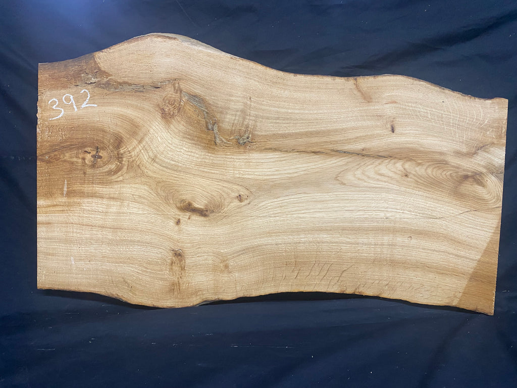 Solid oak plank, coffee table, shelf, board 814 L x 470 W x 28 D mm      (mf392)