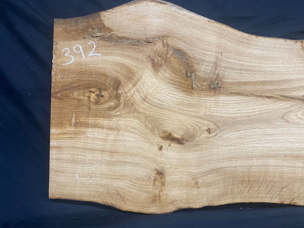 Solid oak plank, coffee table, shelf, board 814 L x 470 W x 28 D mm      (mf392)