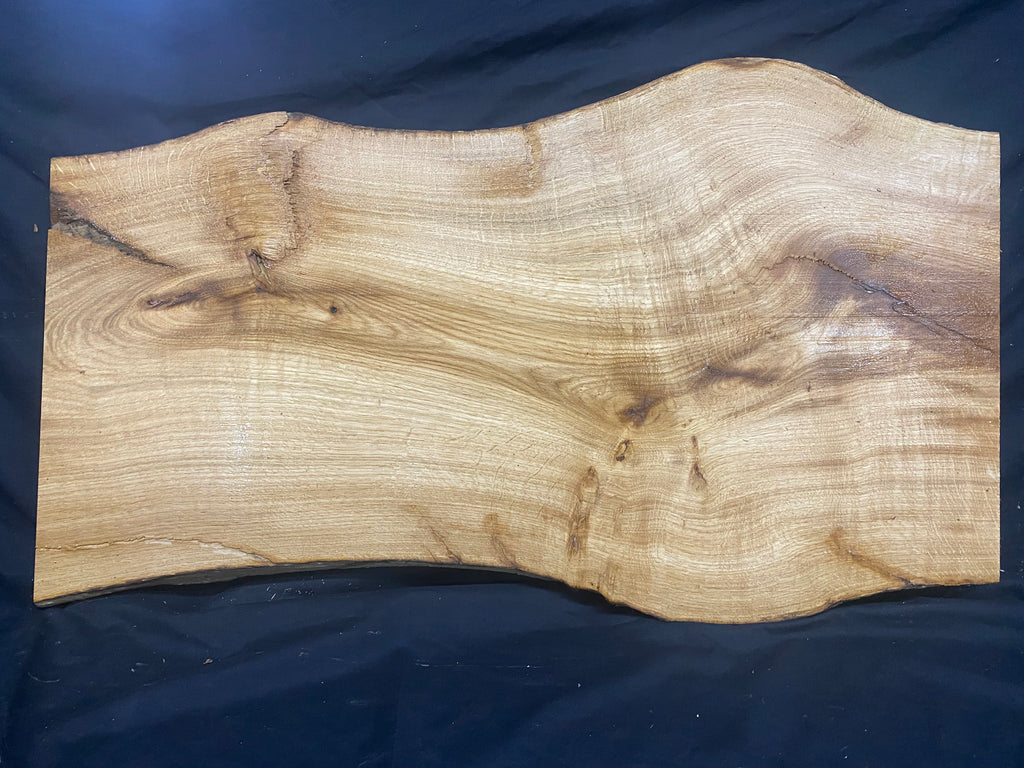 Solid oak plank, coffee table, shelf, board 814 L x 470 W x 28 D mm      (mf392)