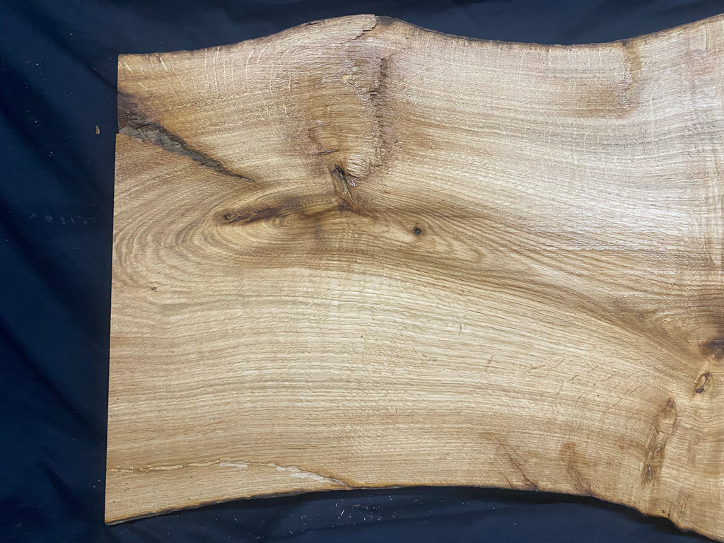 Solid oak plank, coffee table, shelf, board 814 L x 470 W x 28 D mm      (mf392)