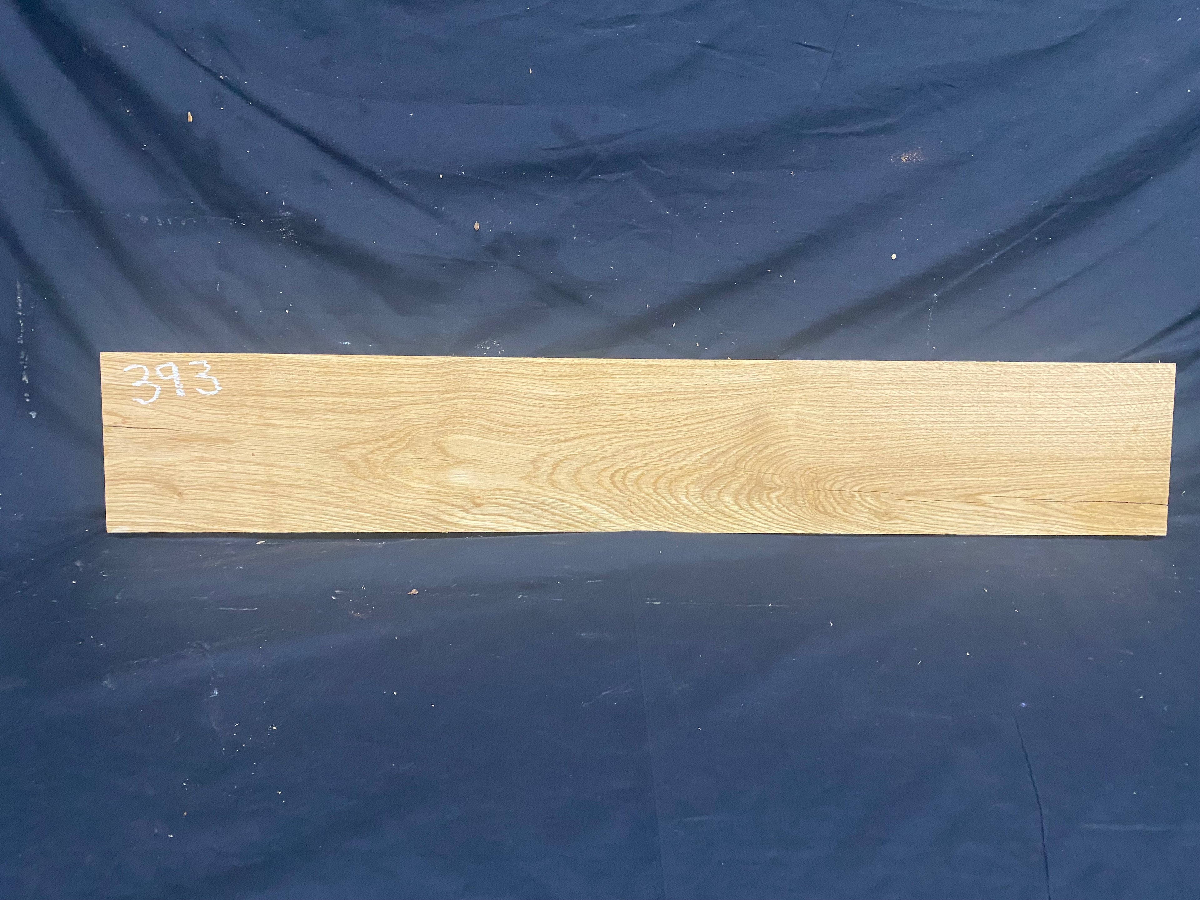 Solid oak plank, coffee table, shelf, board 841  L x 139 W x 26 D mm      (mf393)