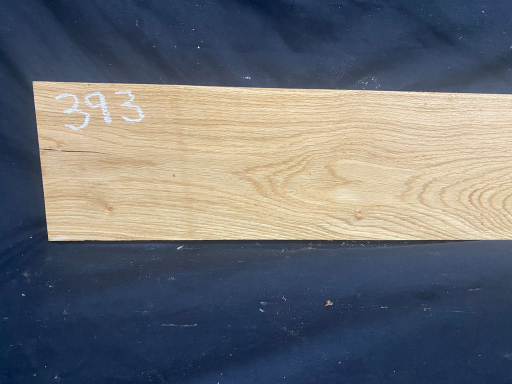 Solid oak plank, coffee table, shelf, board 841  L x 139 W x 26 D mm      (mf393)