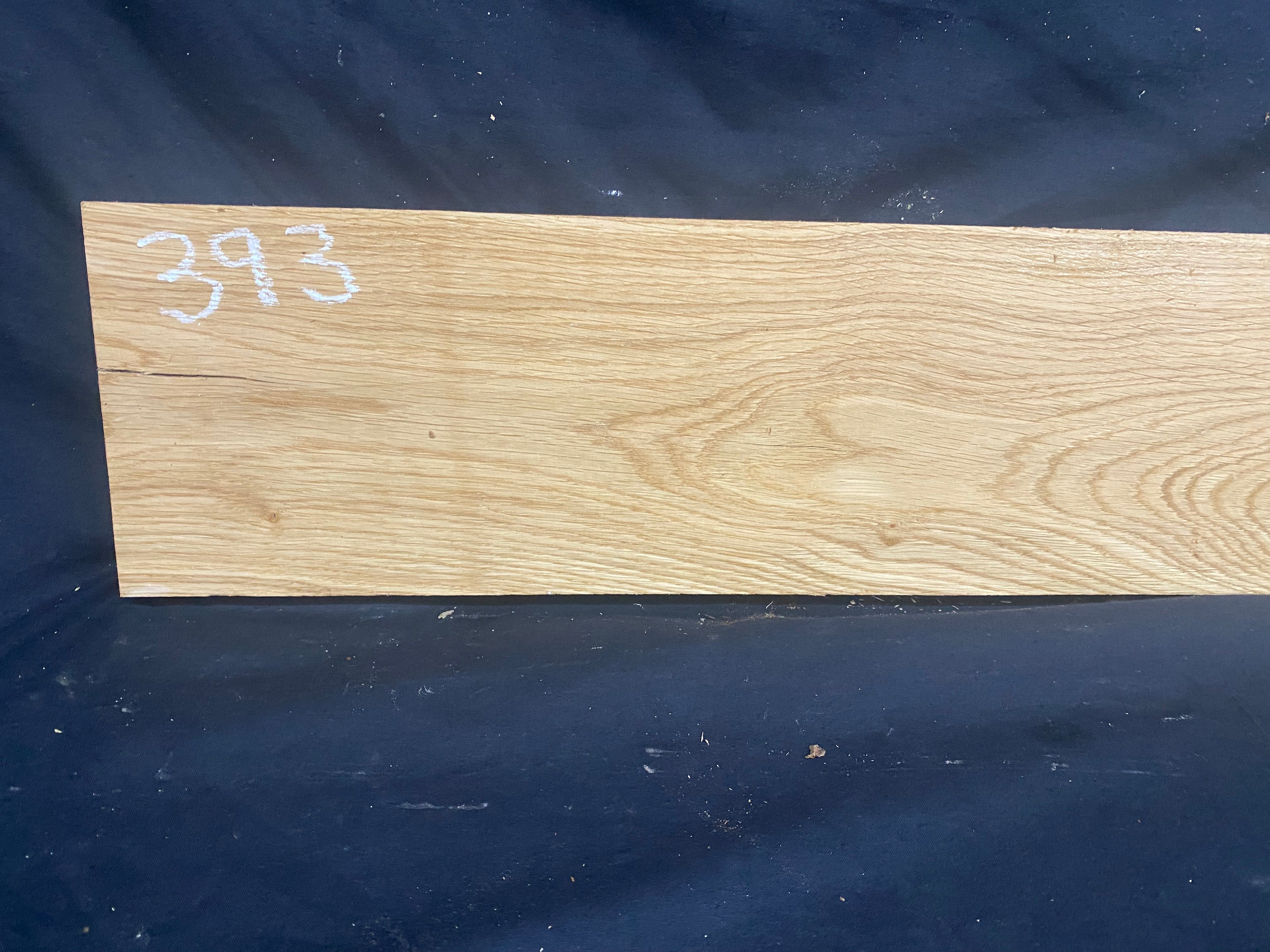 Solid oak plank, coffee table, shelf, board 841  L x 139 W x 26 D mm      (mf393)