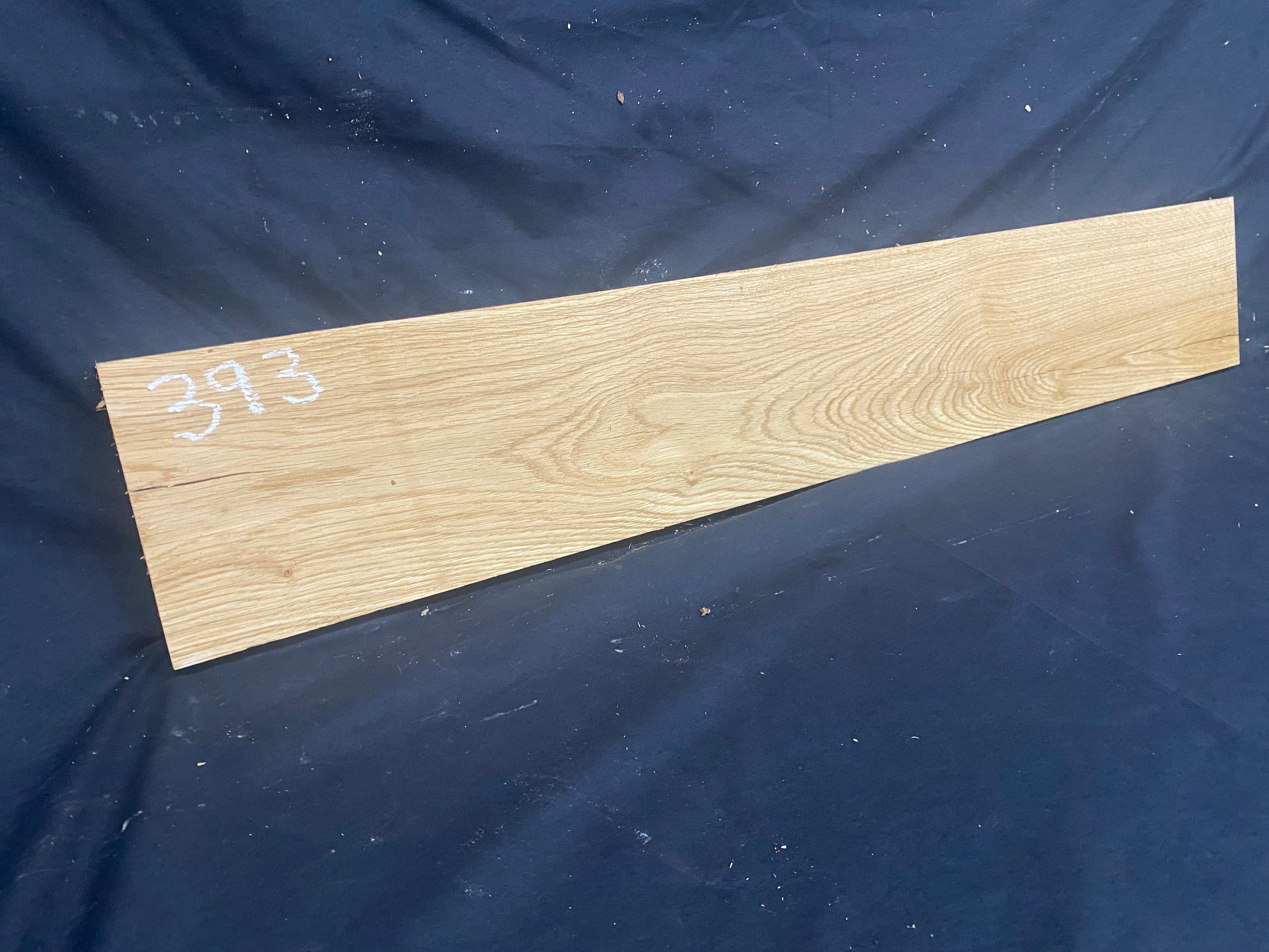 Solid oak plank, coffee table, shelf, board 841  L x 139 W x 26 D mm      (mf393)