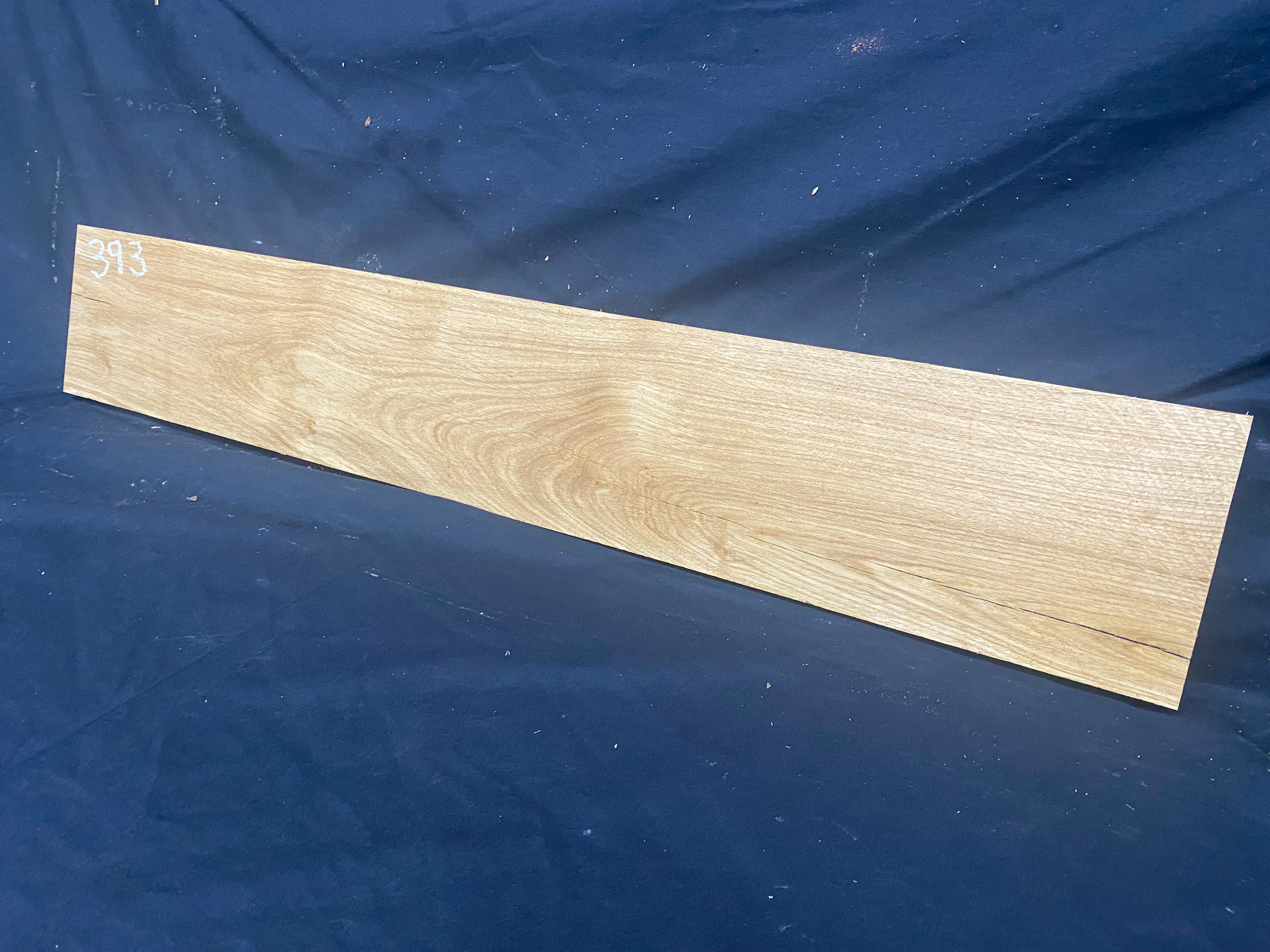 Solid oak plank, coffee table, shelf, board 841  L x 139 W x 26 D mm      (mf393)