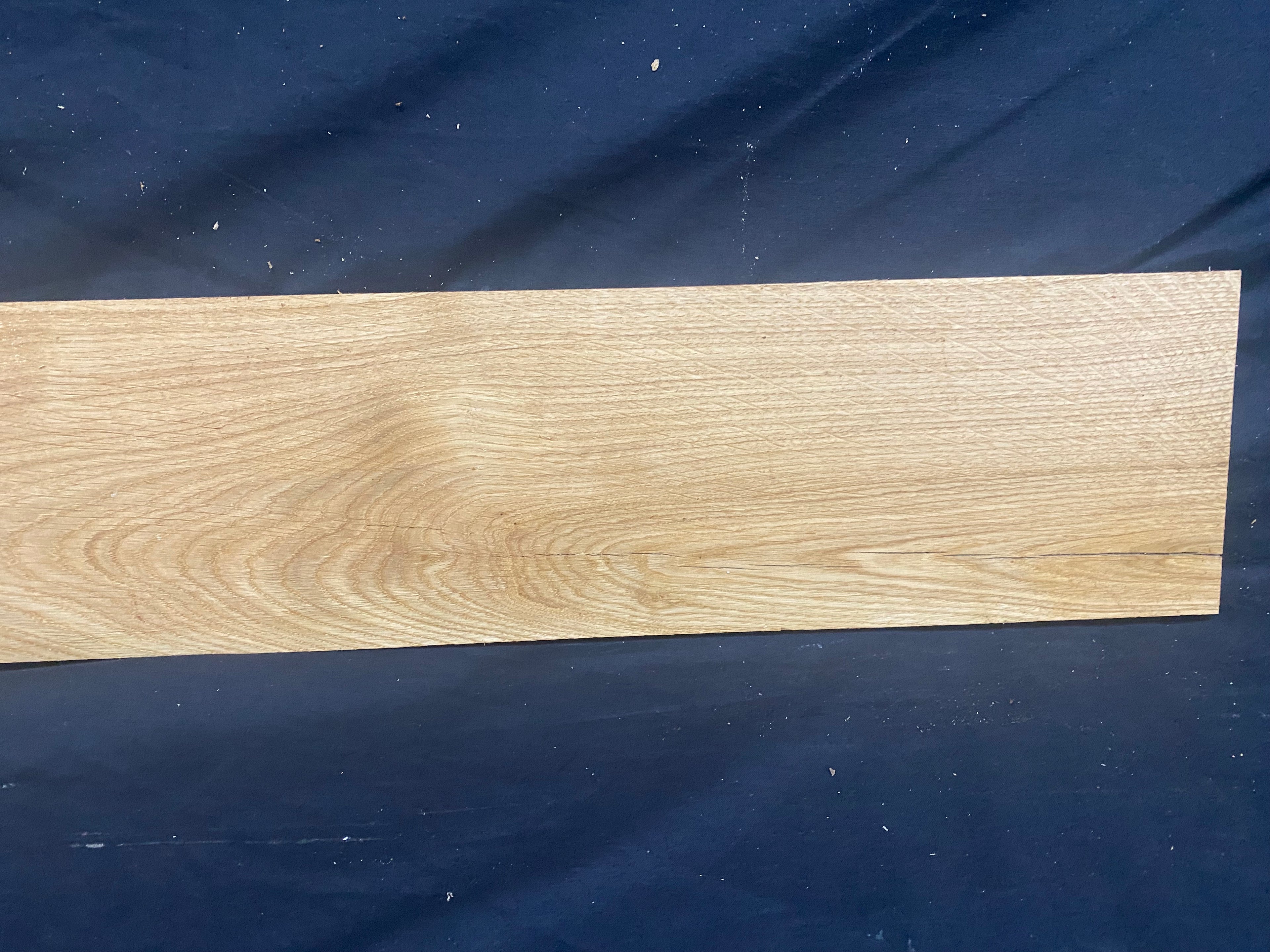 Solid oak plank, coffee table, shelf, board 841  L x 139 W x 26 D mm      (mf393)