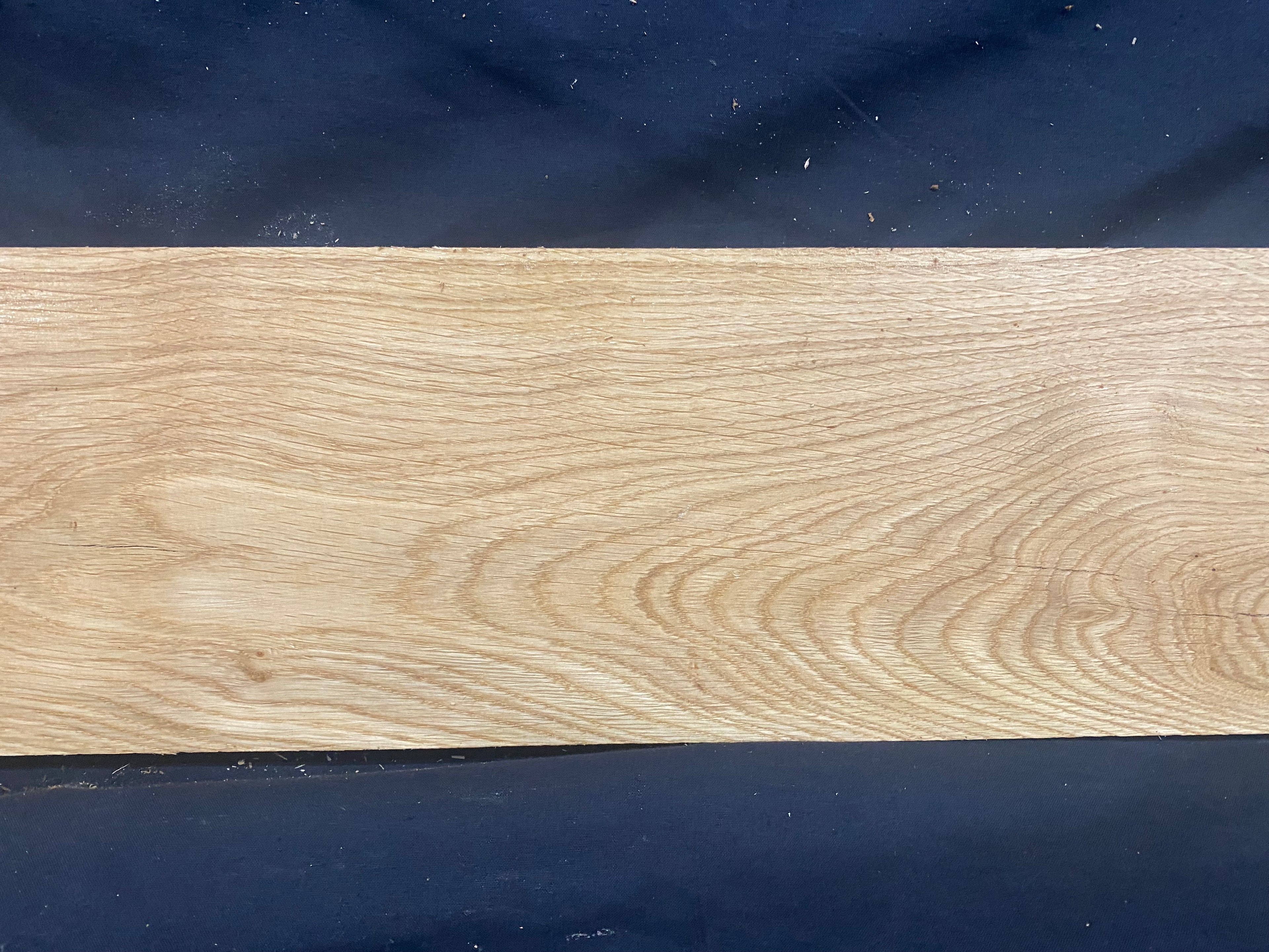 Solid oak plank, coffee table, shelf, board 841  L x 139 W x 26 D mm      (mf393)