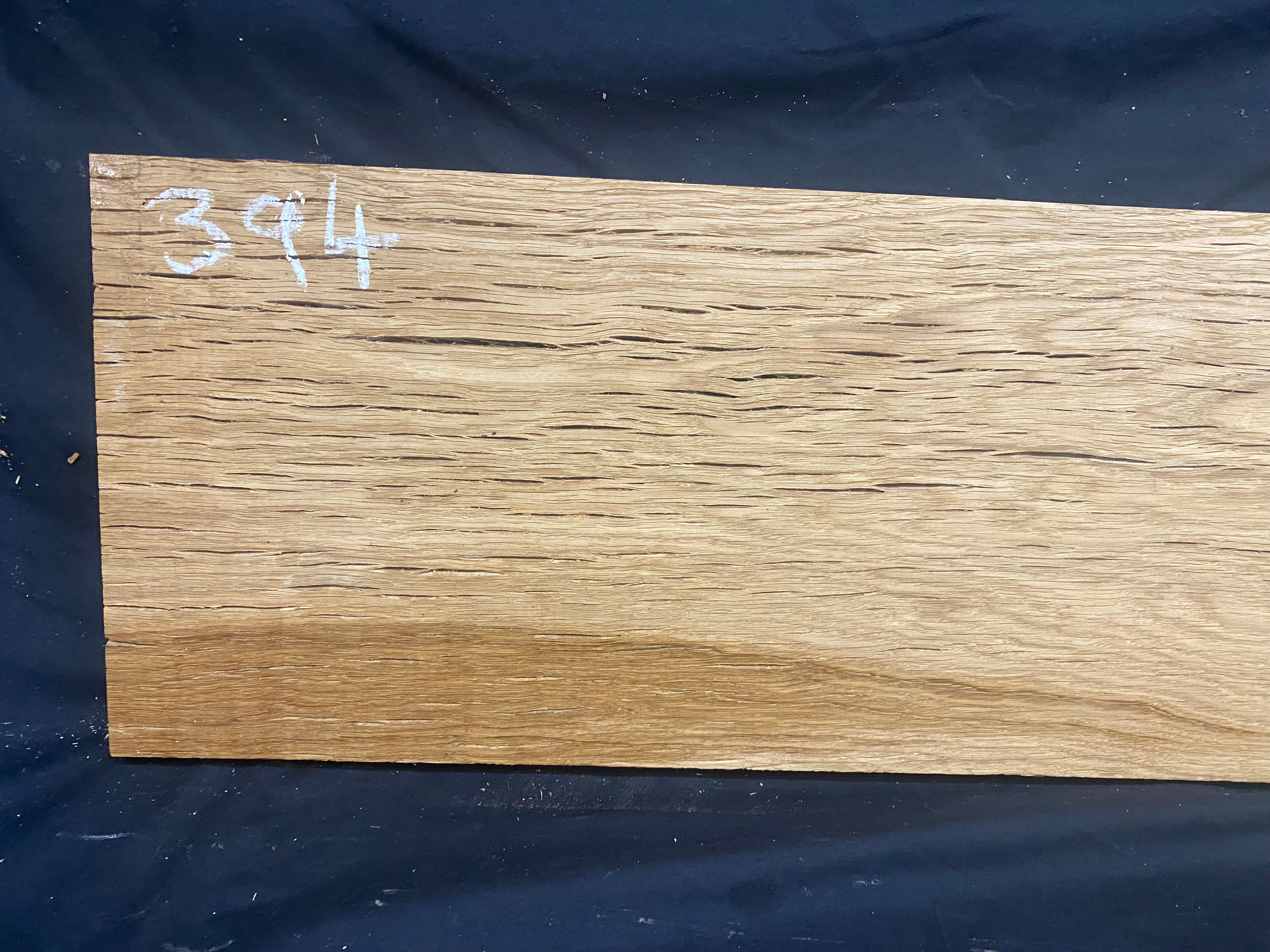 Solid oak plank,floating shelf, board 782 L x 245 W x 37 D mm      (mf394)