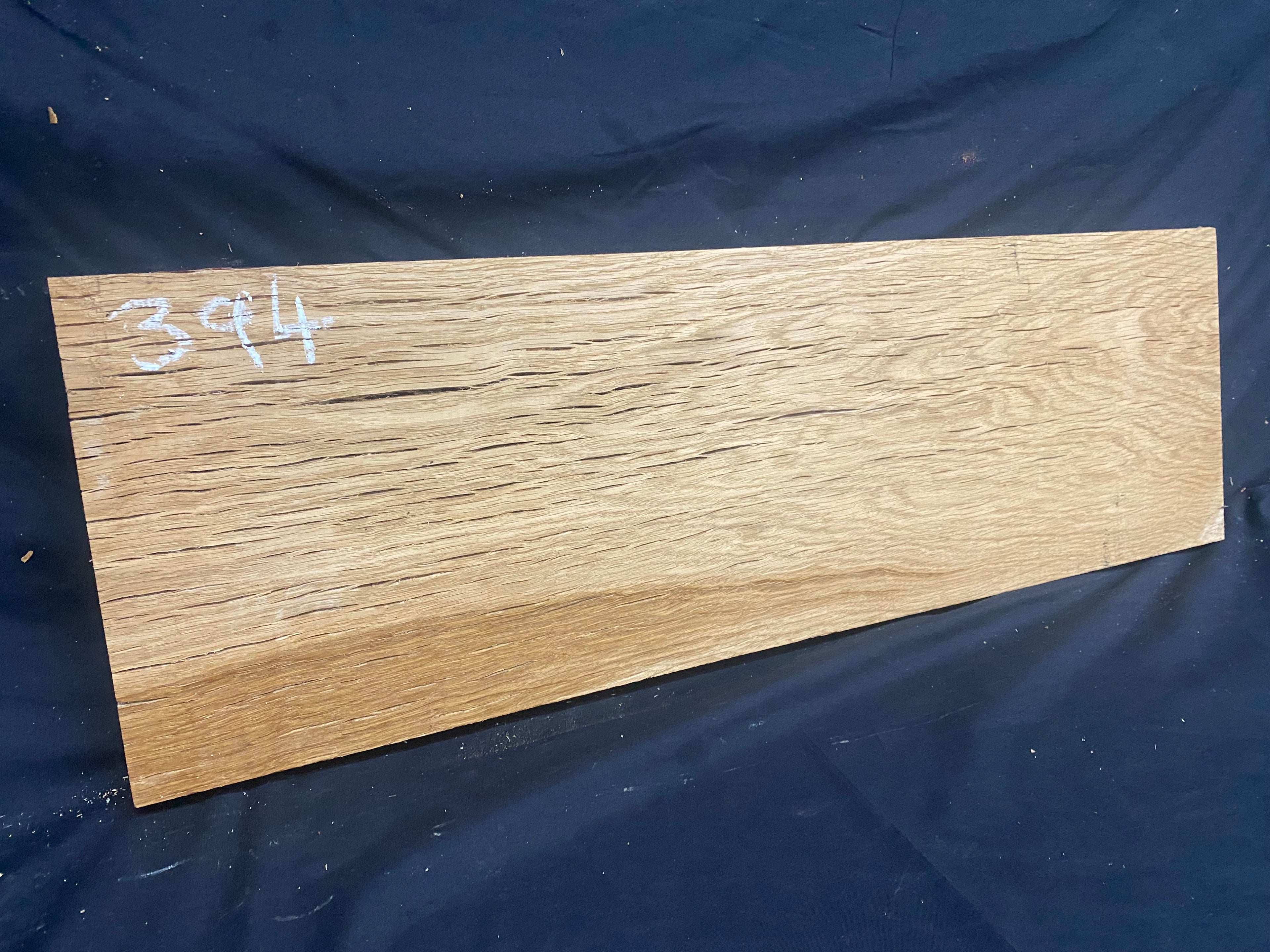 Solid oak plank,floating shelf, board 782 L x 245 W x 37 D mm      (mf394)