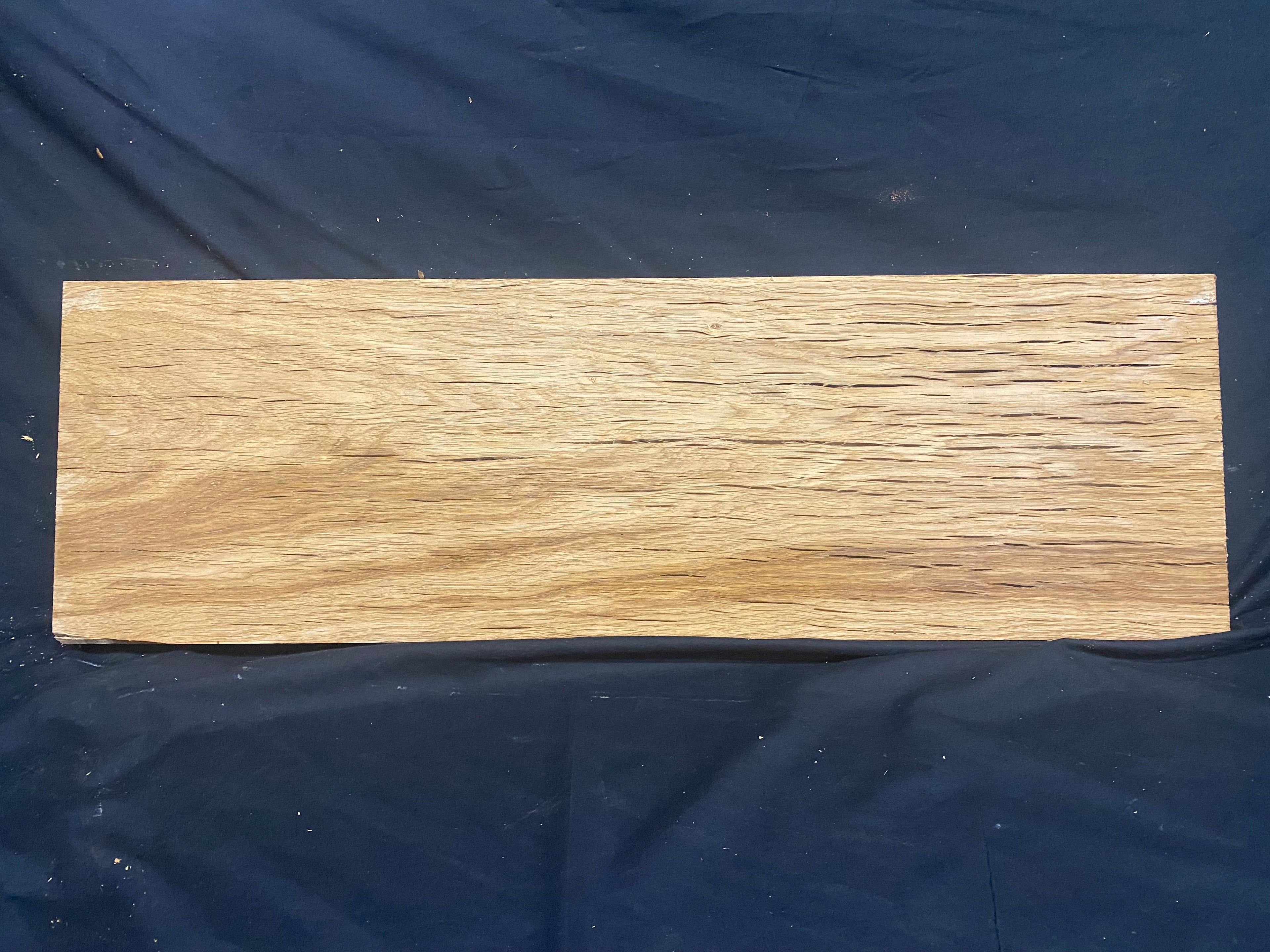 Solid oak plank,floating shelf, board 782 L x 245 W x 37 D mm      (mf394)