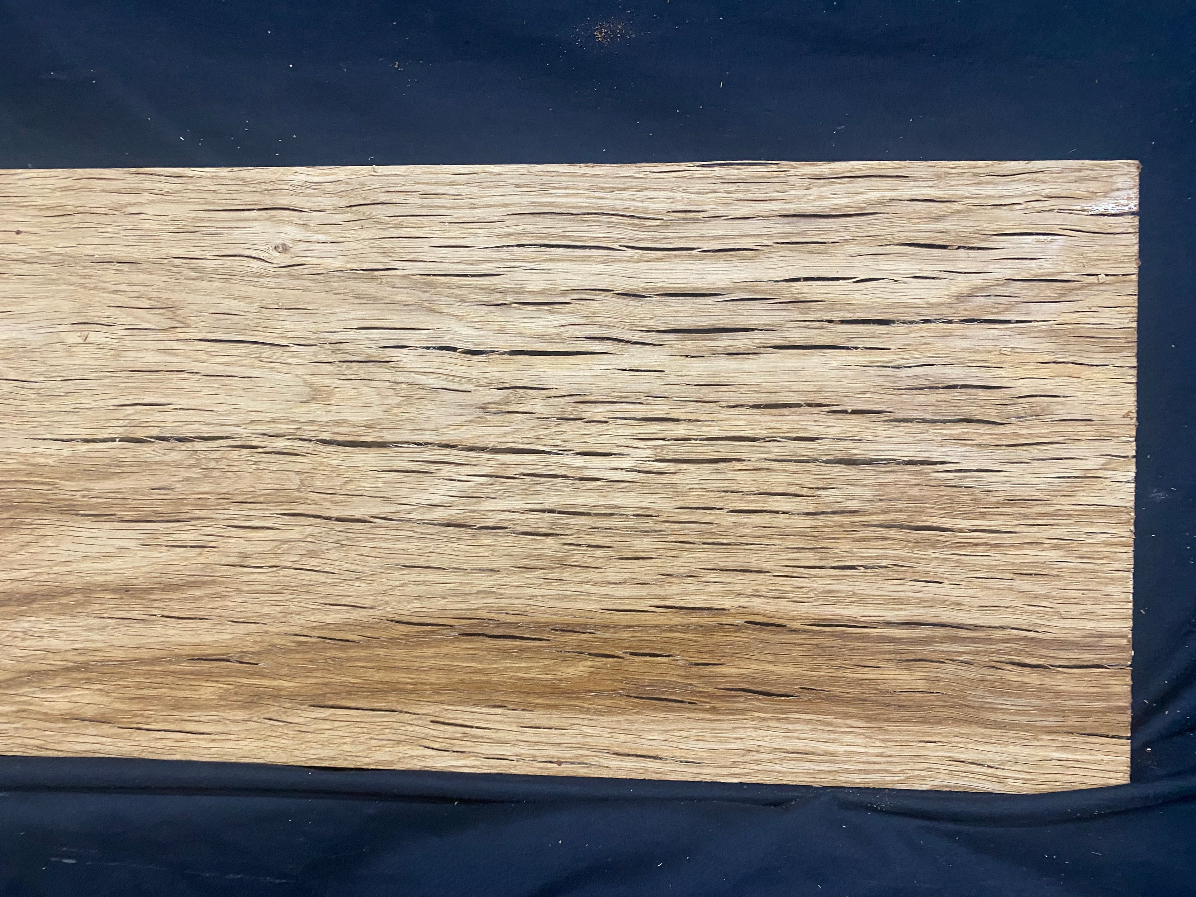 Solid oak plank,floating shelf, board 782 L x 245 W x 37 D mm      (mf394)